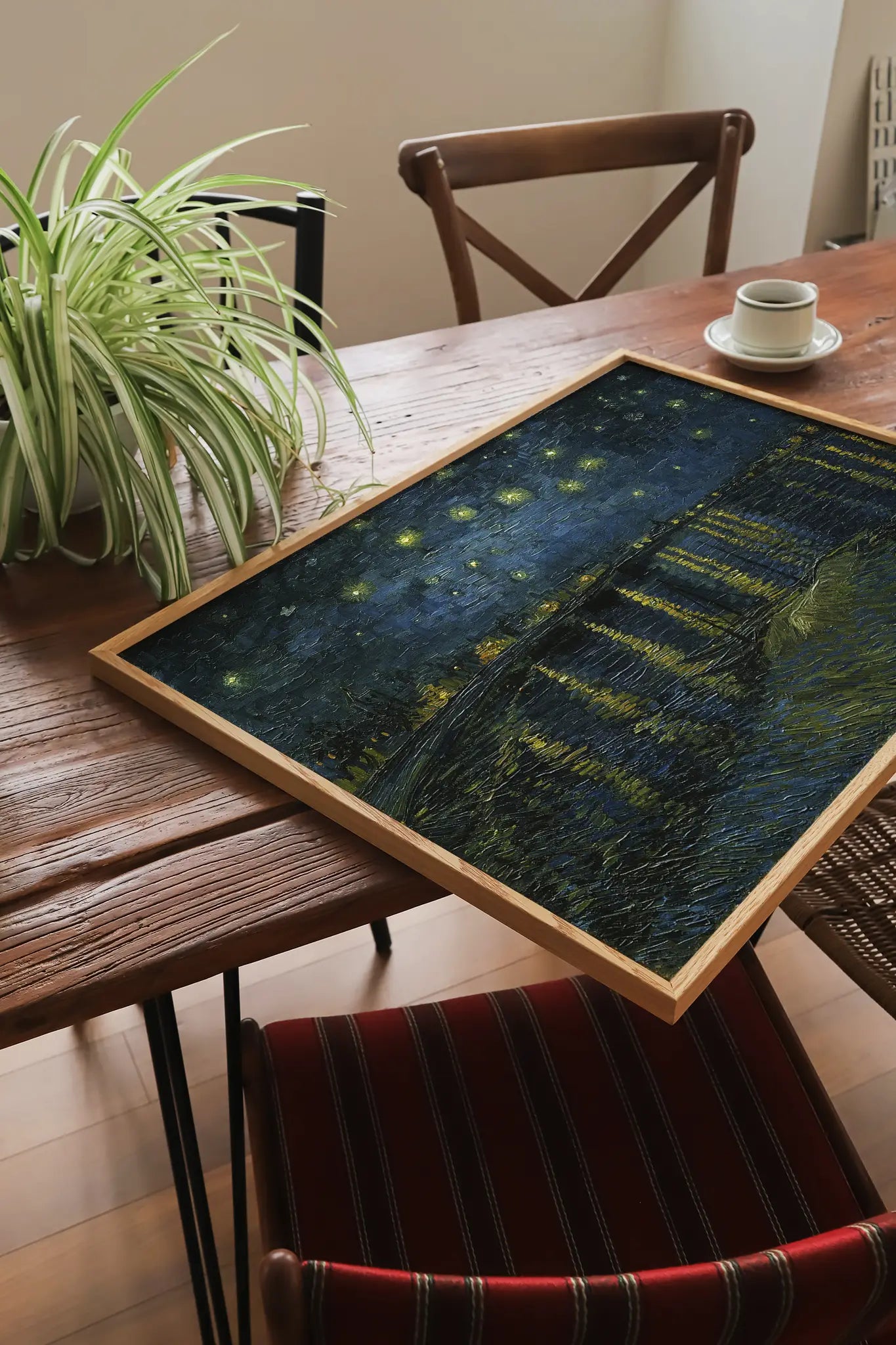 Vincent van Gogh - Starry Night #65 vintage print by GalleryInk.Art