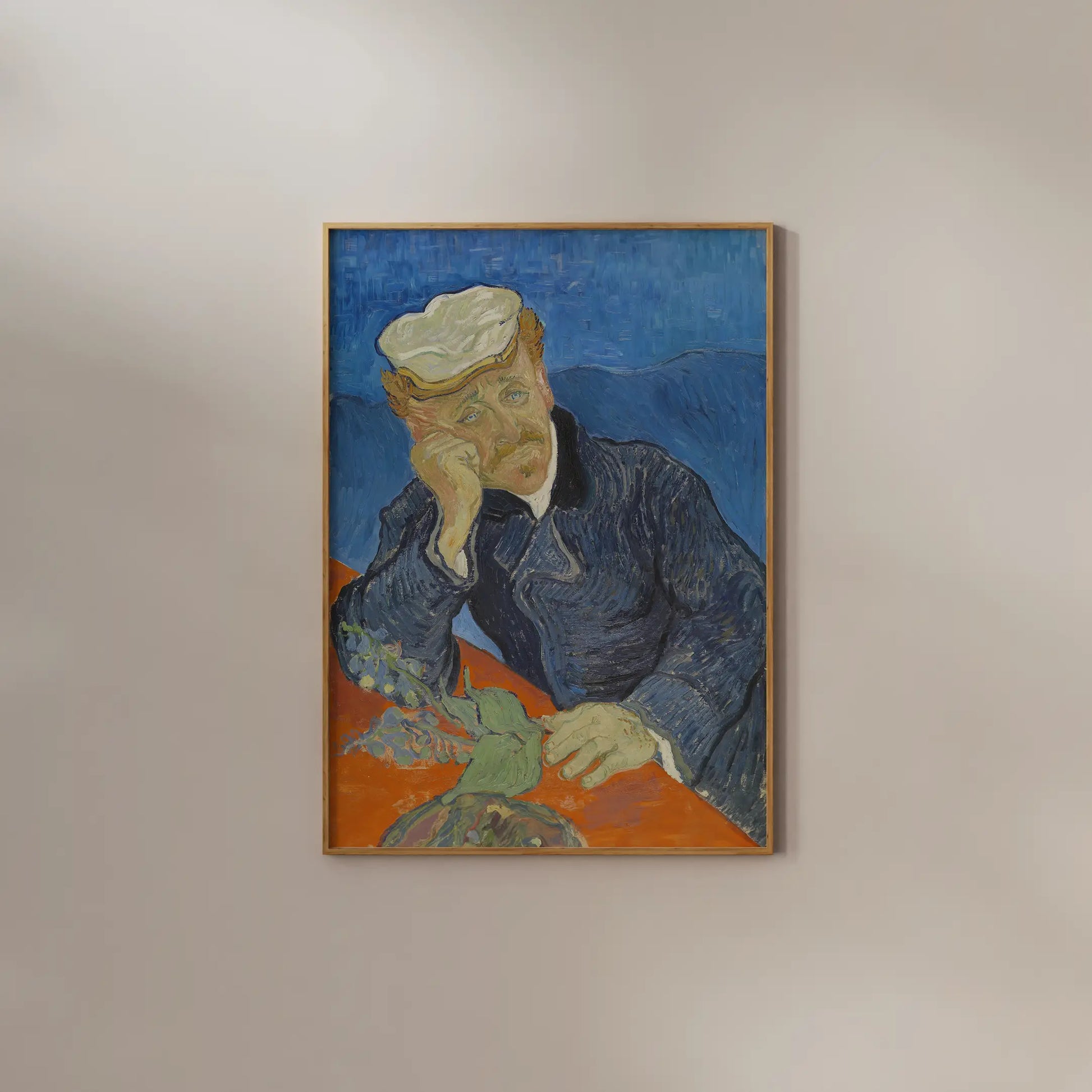 Vincent Van Gogh - Dr Paul Gachet #36 a beautiful painting reproduction by GalleryInk.Art