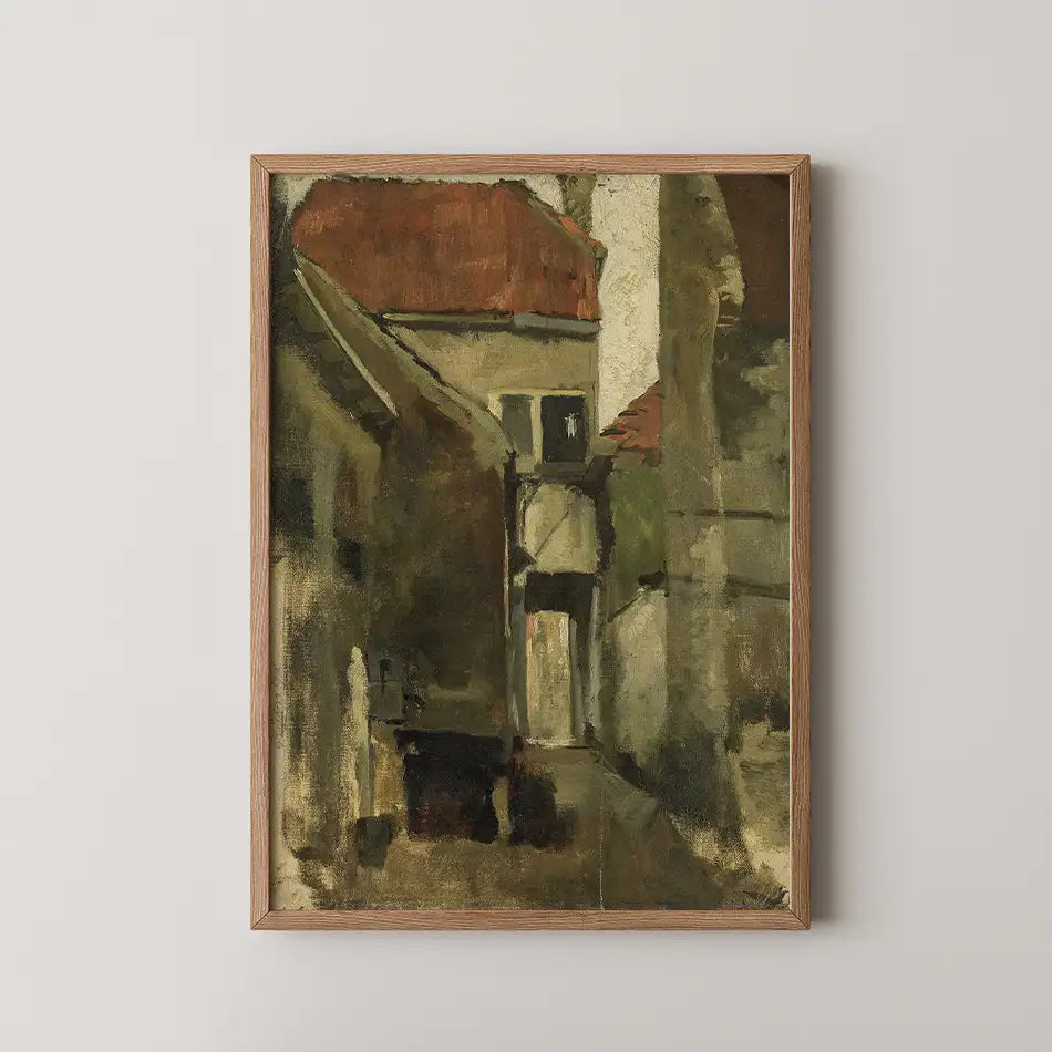 Neighborhood in Rijswijk by George Breitner - Fine Art Print