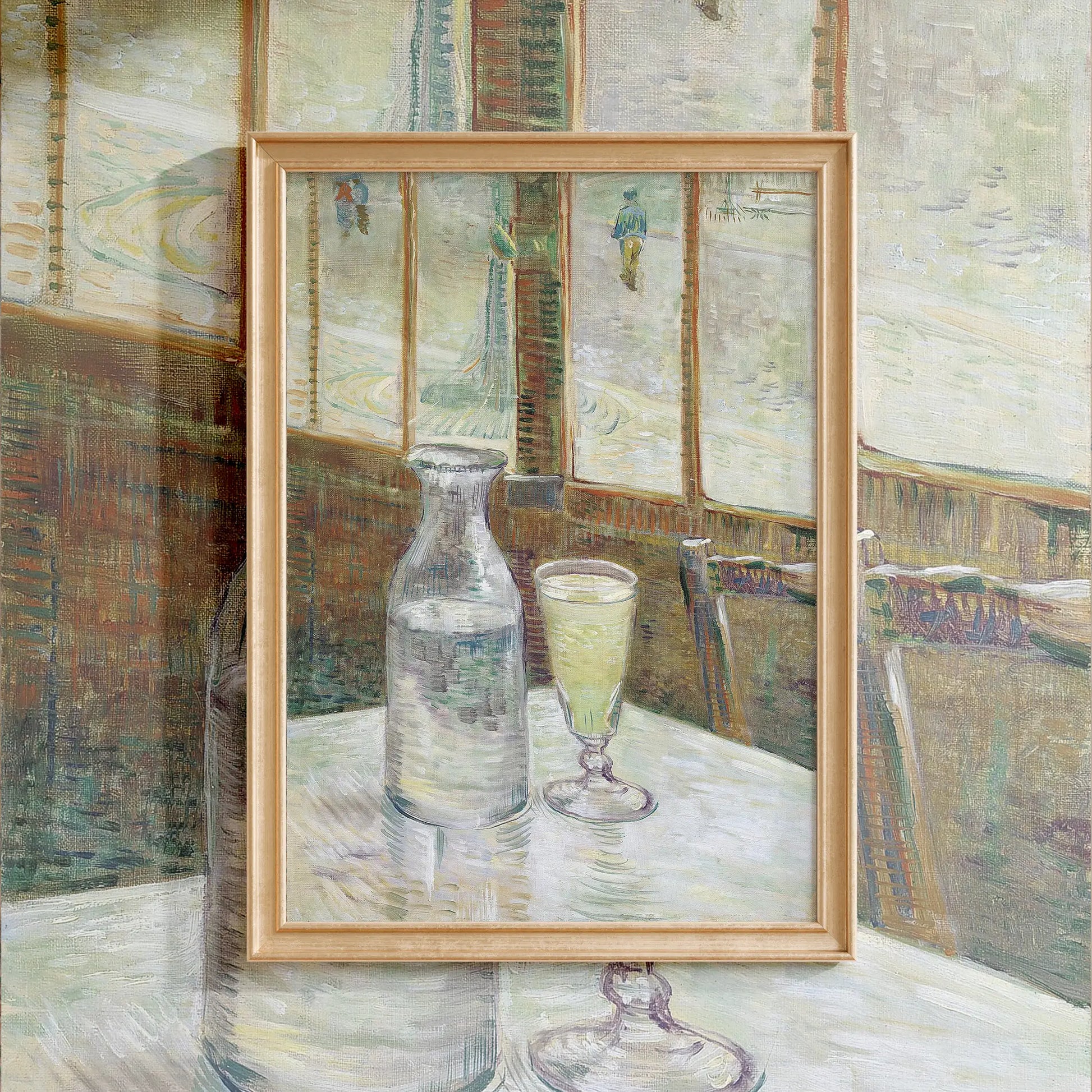 Vincent Van Gogh - Café table with absinth #196 a beautiful painting reproduction by GalleryInk.Art