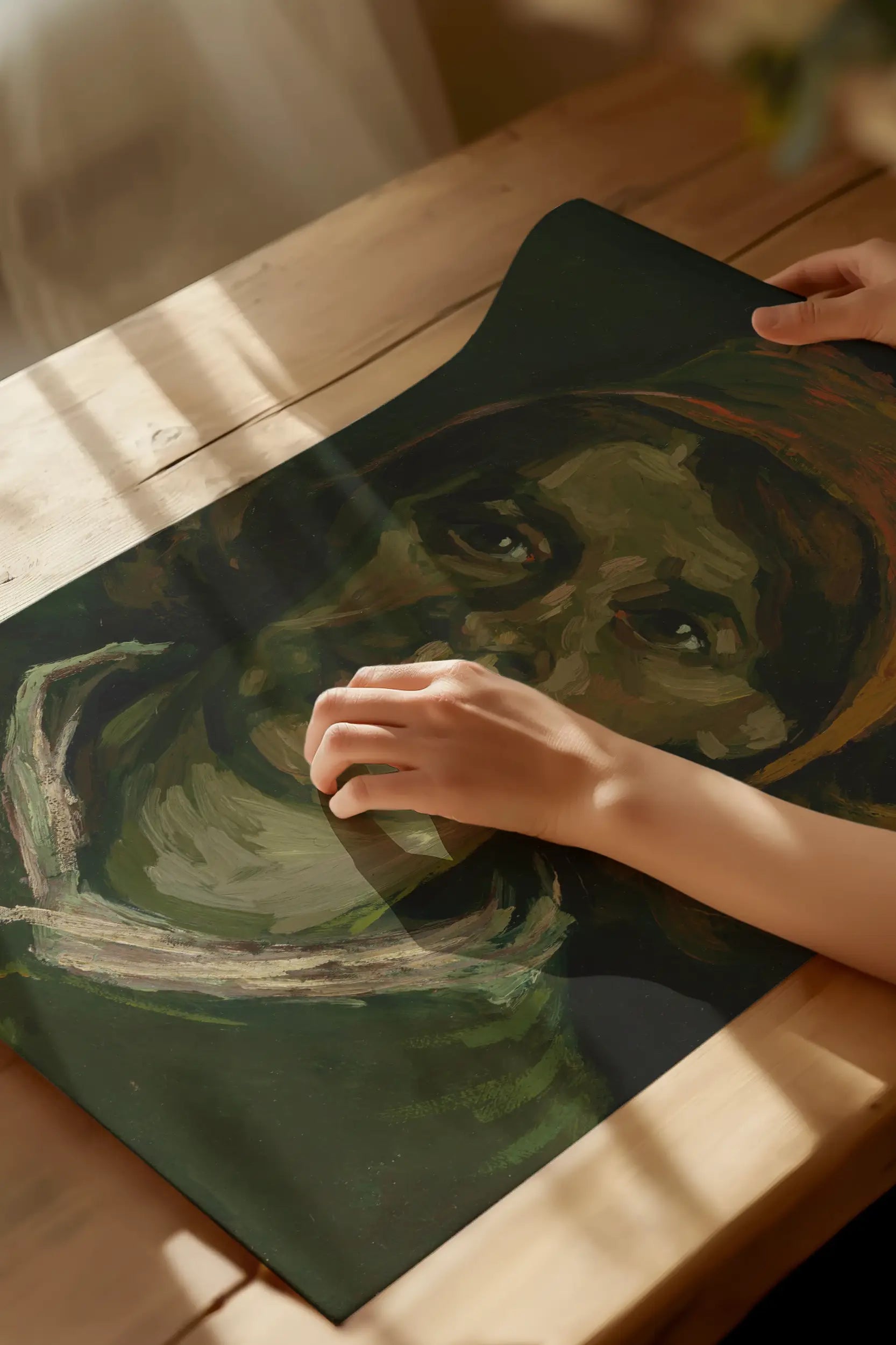 Vincent Van Gogh - Head of a woman #178 a beautiful painting reproduction by GalleryInk.Art