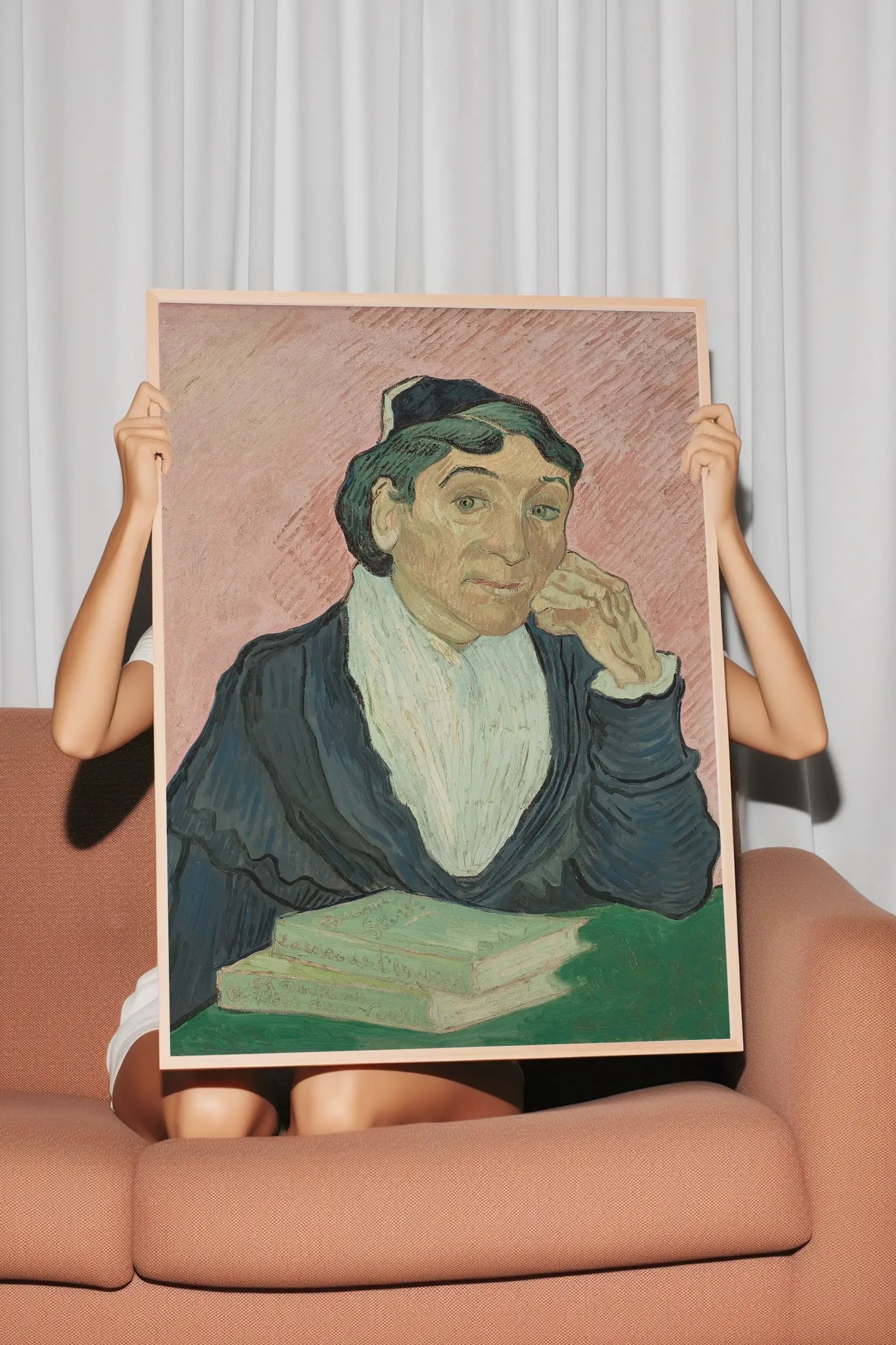 Vincent Van Gogh - The Woman from Arles #135 a beautiful painting reproduction by GalleryInk.Art