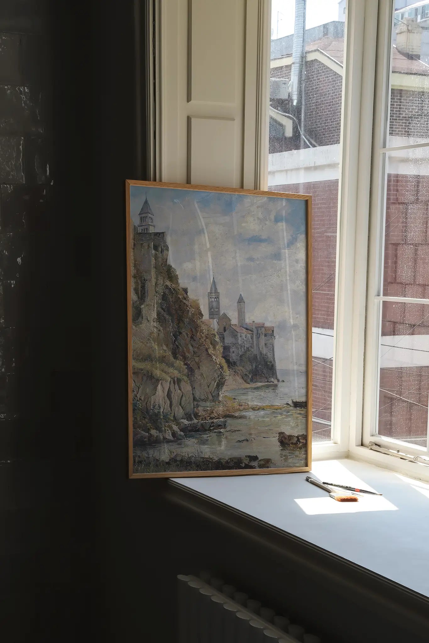 Marie Egner - Motiv von der Insel Rab #152 a beautiful landscape painting reproduction printed by GalleryInk.Art, a store providing landscape wall art prints