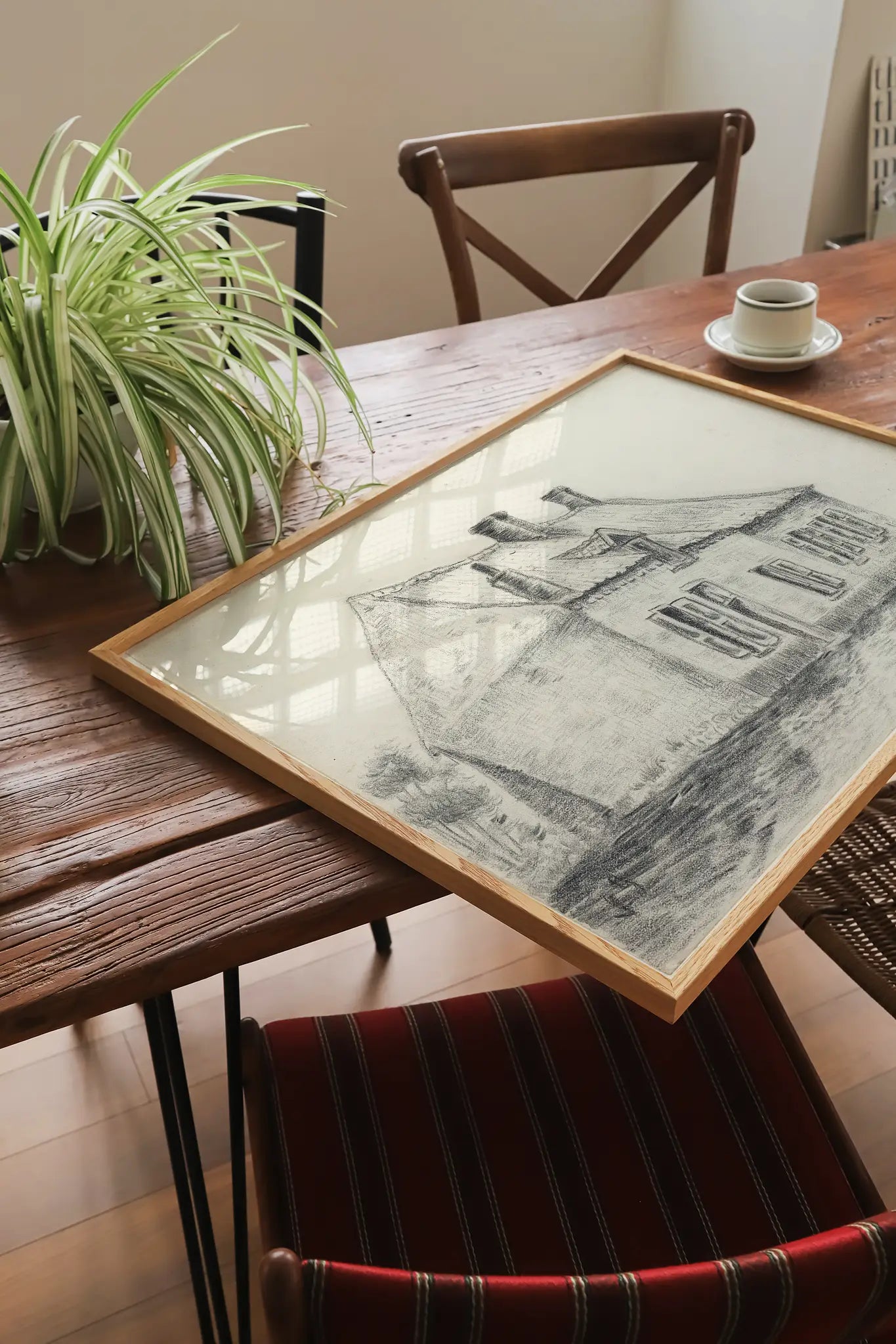 Vincent van Gogh - The Magrot House, Cuesmes #213 vintage print by GalleryInk.Art