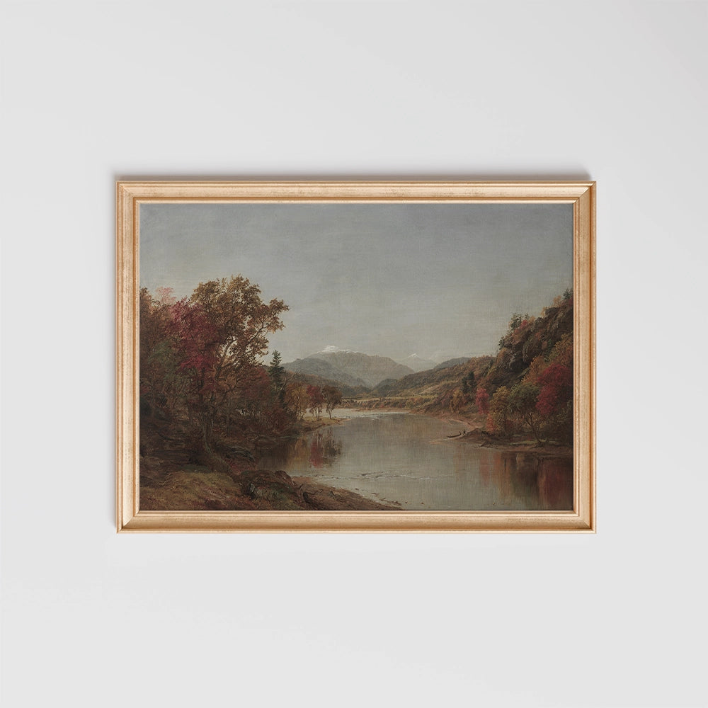 Mount Washington, New Hampshire by F Cropsey - Fine Art Print