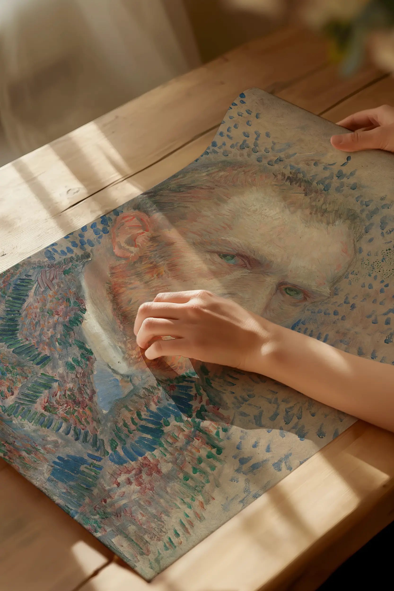Vincent Van Gogh - Self-portrait #189 a beautiful painting reproduction by GalleryInk.Art