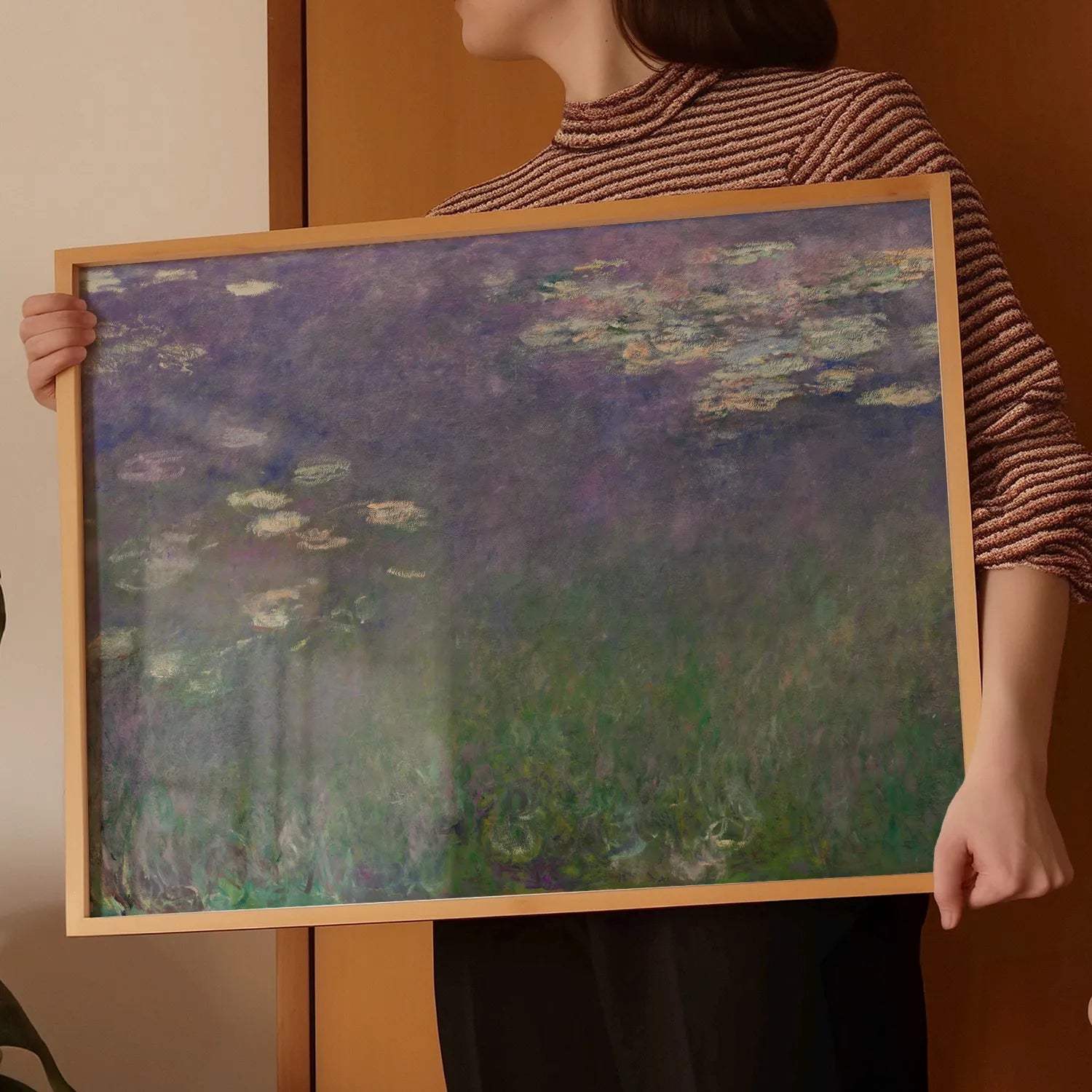Claude Monet - Water Lilies (Agapanthus) #182 a beautiful painting reproduction by GalleryInk.Art