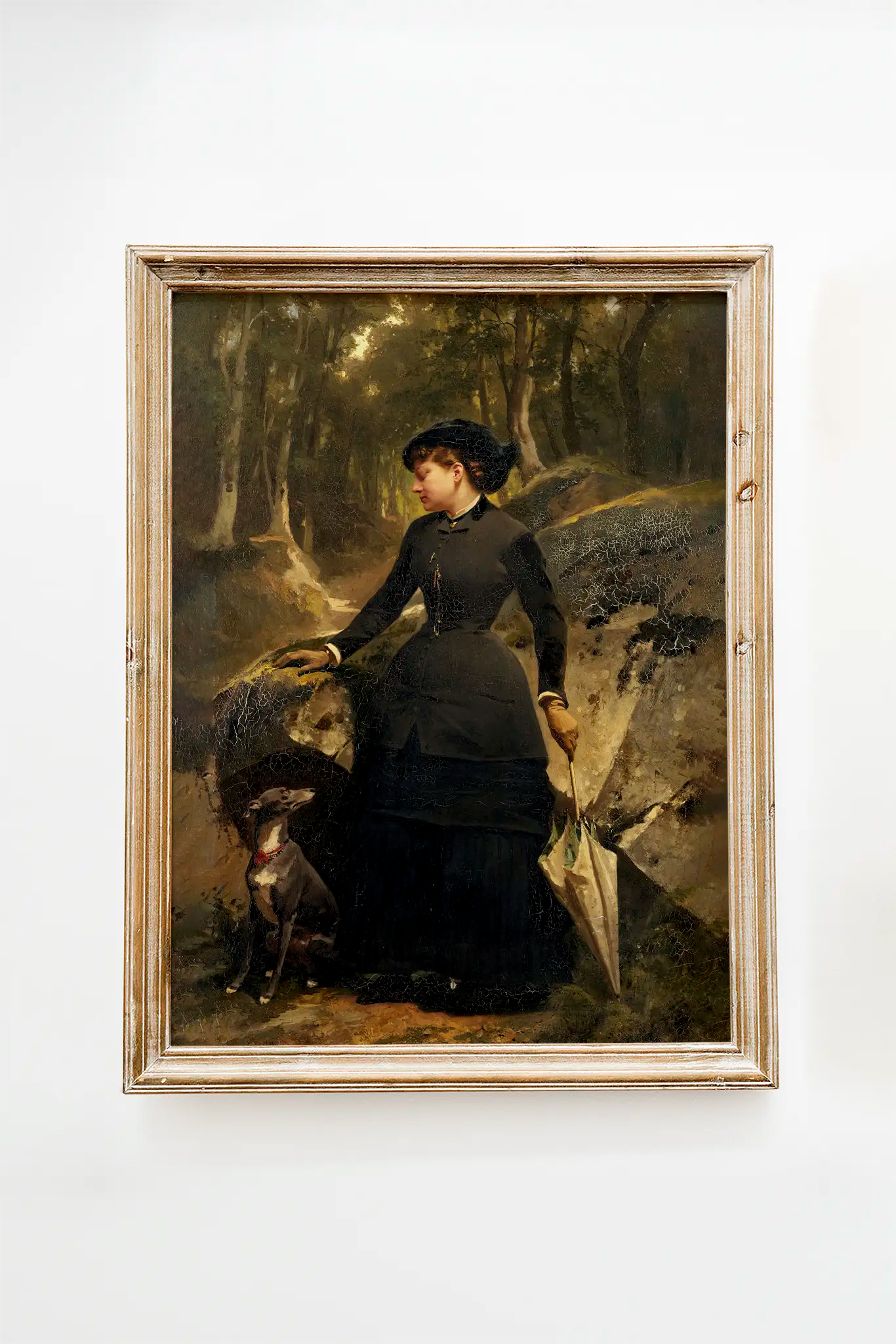 Eugène Giraud - Marie Giraud, fille du peintre Charles Giraud, nièce d’Eugène Giraud #135 poster print