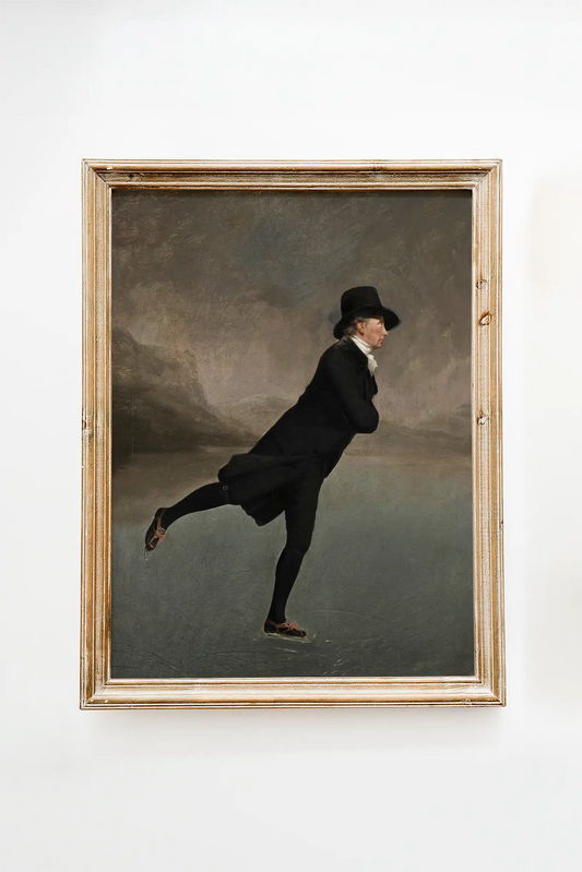 Henry Raeburn - The Skating Minister #29 a beautiful winter painting reproduction printed by GalleryInk.Art