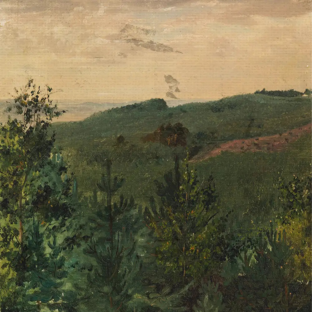 Spruce Saplings in Sandy Soil Study by Werner Holmberg - Final Mockup Example