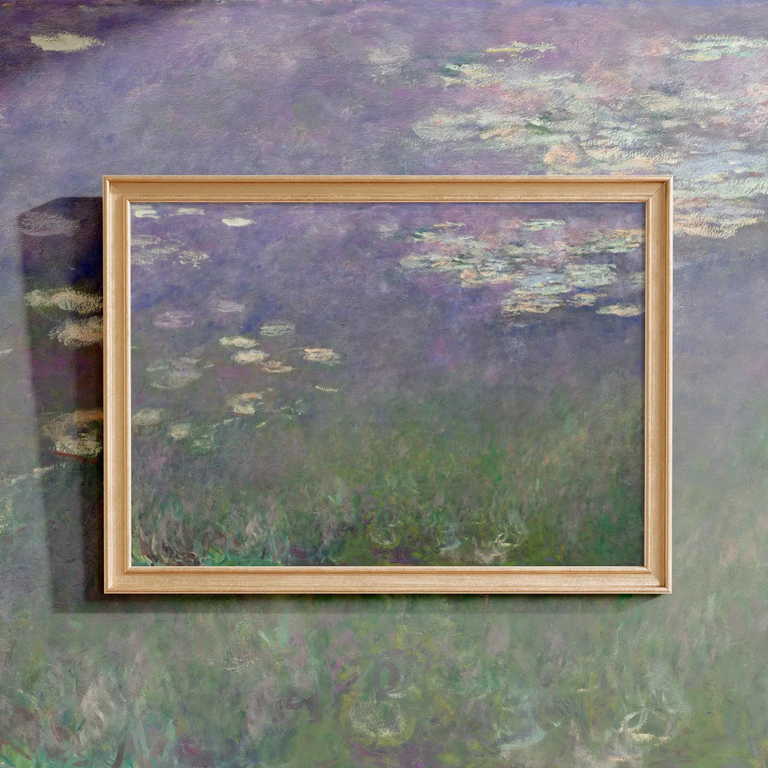 Claude Monet - Water Lilies (Agapanthus) #182 a beautiful painting reproduction by GalleryInk.Art