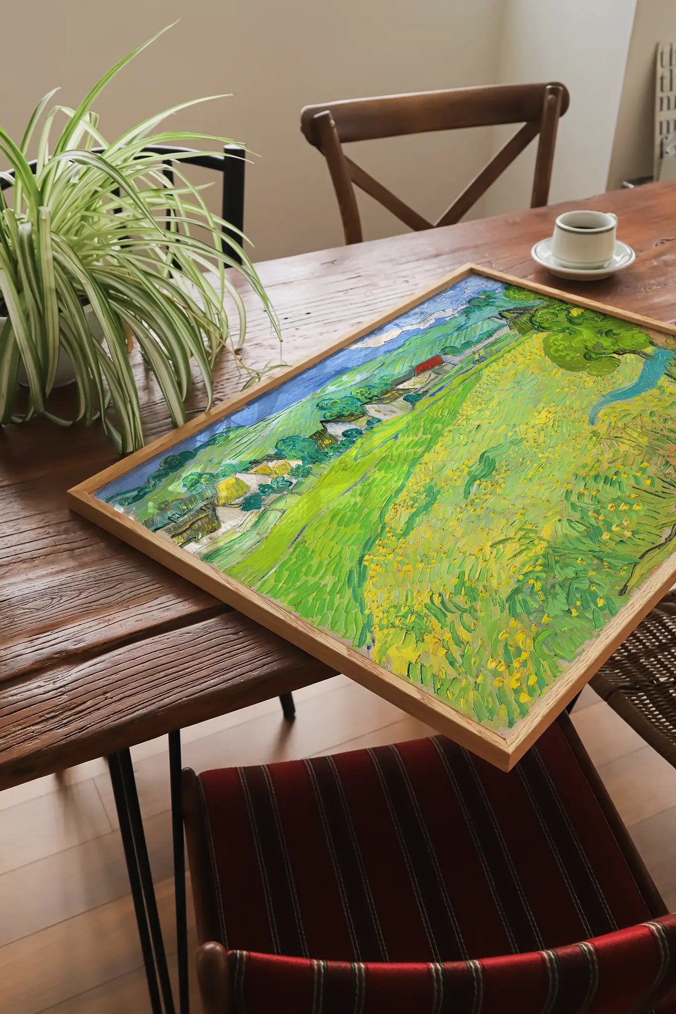 Vincent van Gogh - View of Vessenots Near Auvers #134 vintage print by GalleryInk.Art