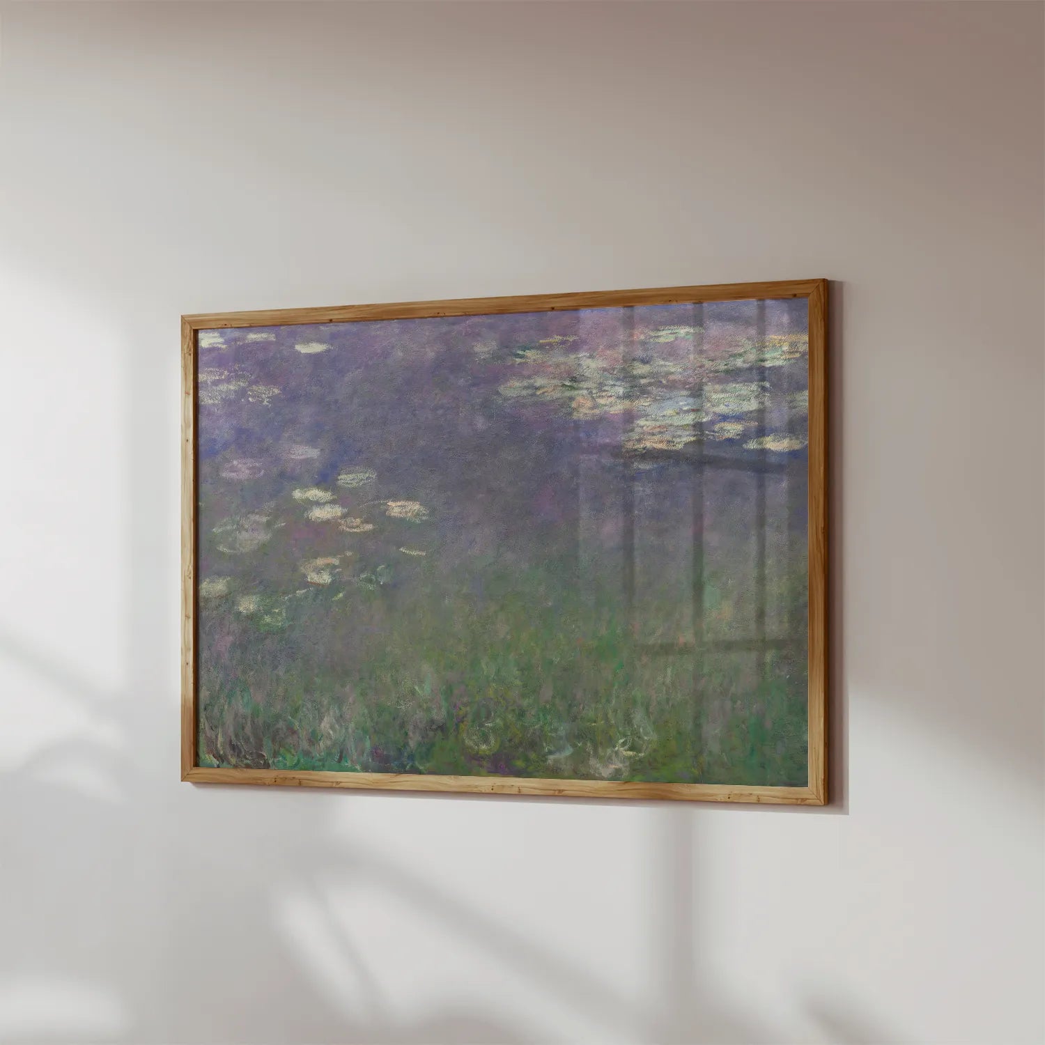 Claude Monet - Water Lilies (Agapanthus) #182 a beautiful painting reproduction by GalleryInk.Art