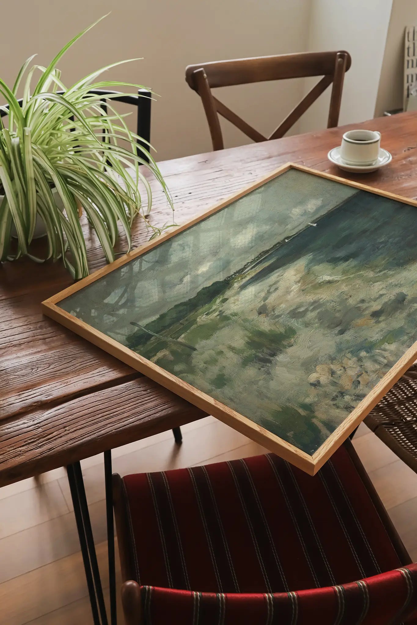 John Twachtman - Storm Clouds #46 a beautiful seascape painting reproduction printed by GalleryInk.Art