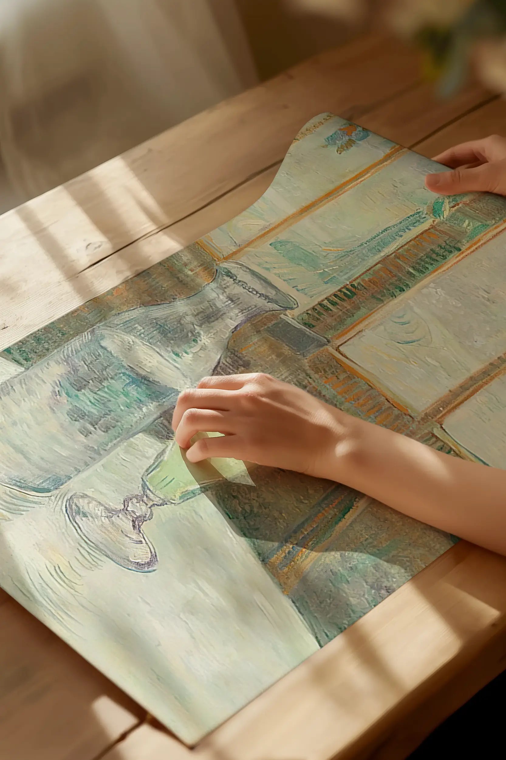 Vincent Van Gogh - Cafe Table With Absinthe #223 a beautiful painting reproduction by GalleryInk.Art