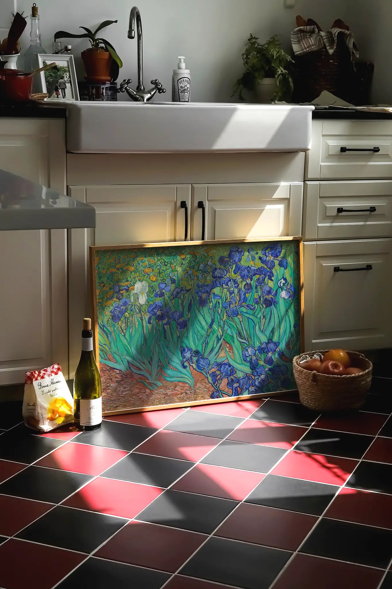 Vincent van Gogh - Irises #15 a beautiful painting reproduction printed by GalleryInk.Art