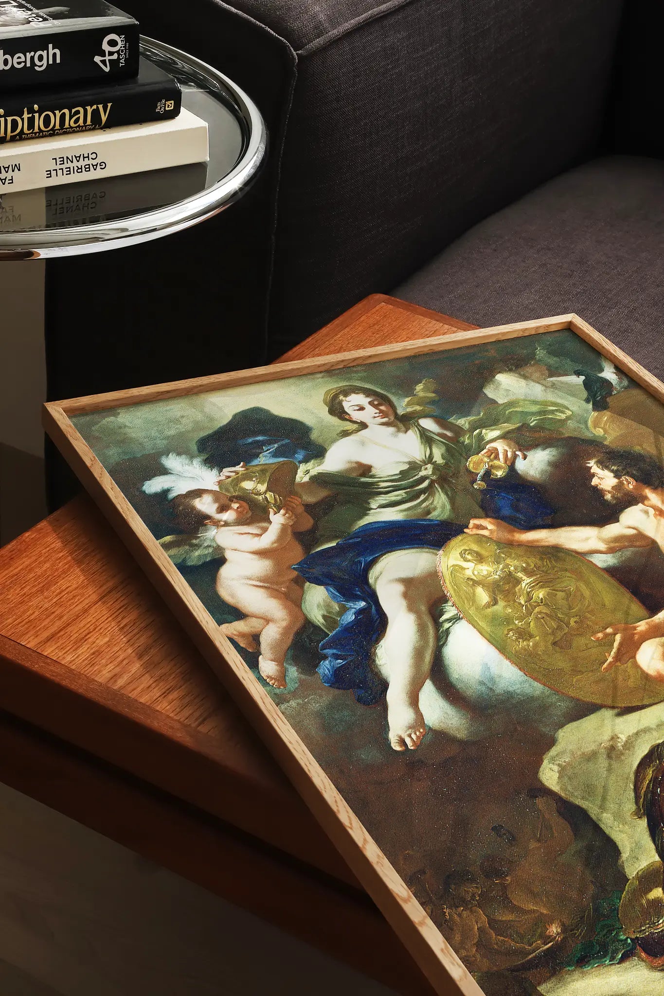 Francesco Solimena - Venus At The Forge of Vulcan #10 beautiful landscape painting reproduction, printed by GalleryInk.Art, a store specializing in mythology wall art prints.