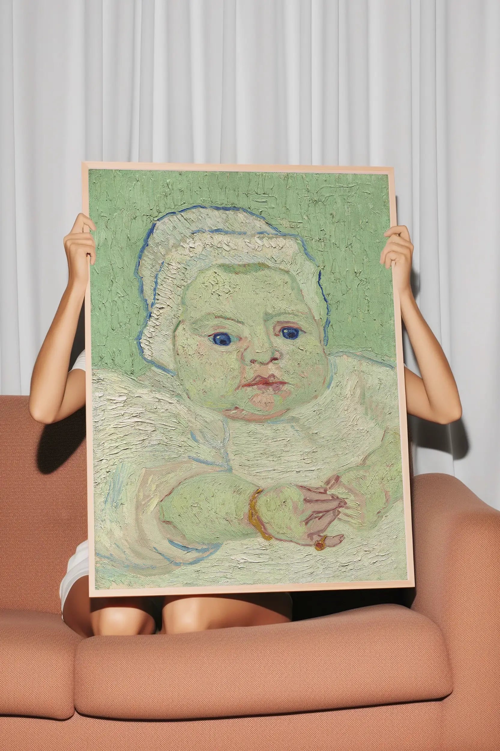 Vincent Van Gogh - Roulin’s Baby #6 a beautiful painting reproduction by GalleryInk.Art
