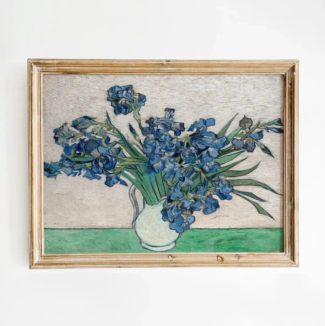 Vincent van Gogh - Irises #98 vintage print by GalleryInk.Art