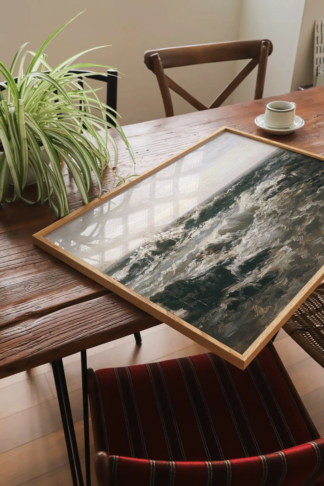 Carlos de Haes - Rompientes #7 a beautiful seascape painting reproduction printed by GalleryInk.Art