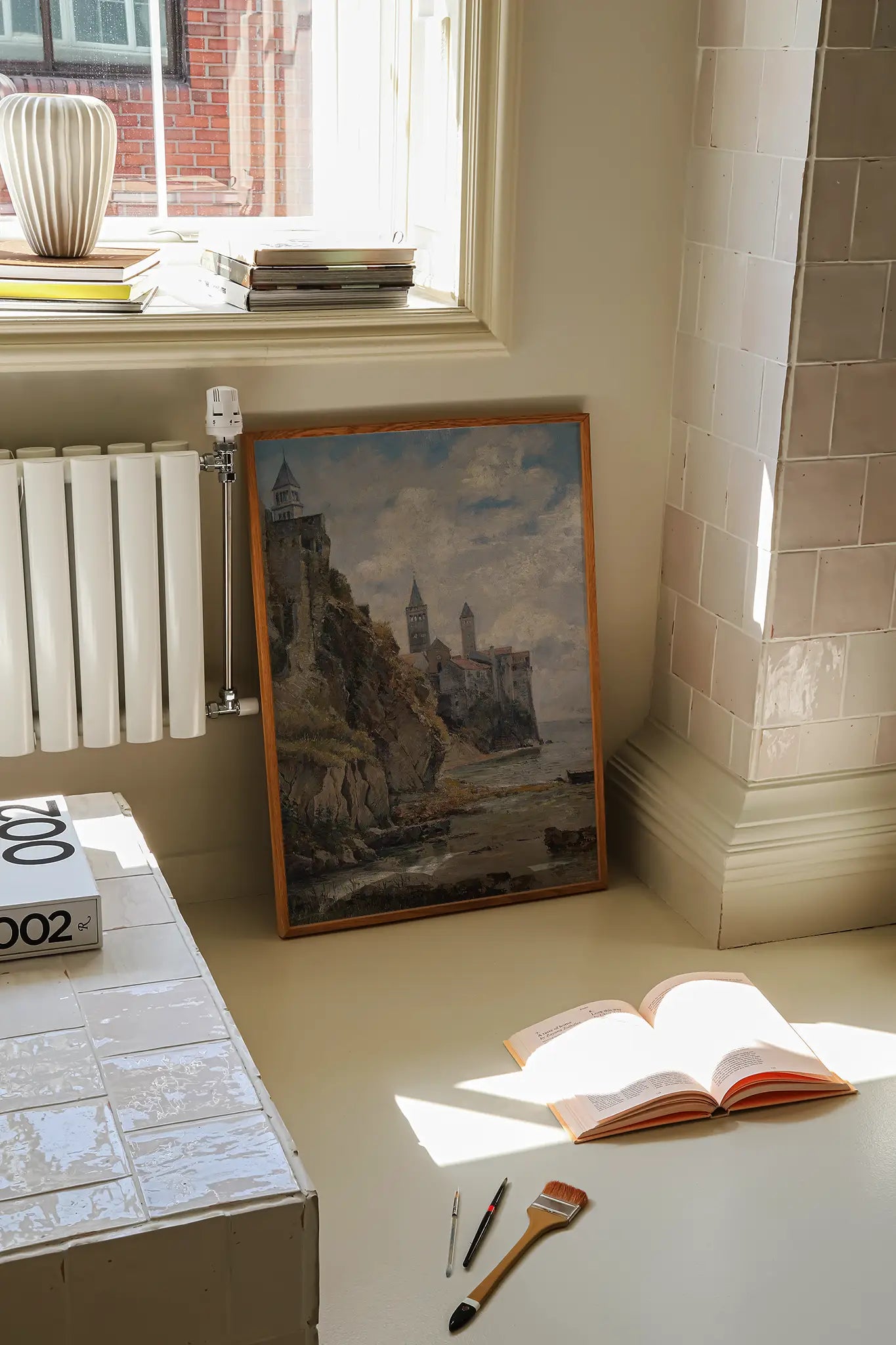 Marie Egner - Motiv von der Insel Rab #152 a beautiful landscape painting reproduction printed by GalleryInk.Art, a store providing landscape wall art prints