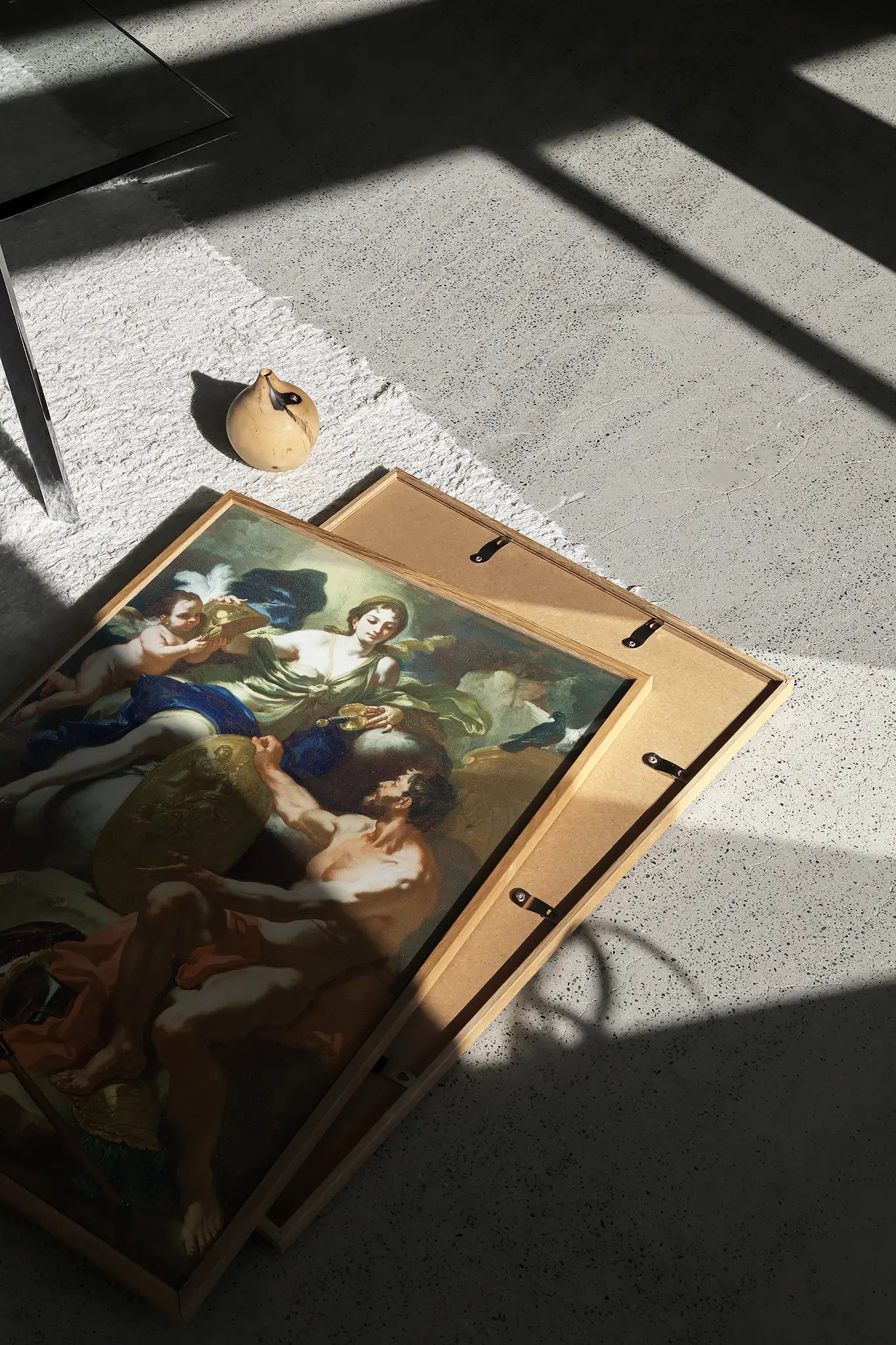 Francesco Solimena - Venus At The Forge of Vulcan #10 beautiful landscape painting reproduction, printed by GalleryInk.Art, a store specializing in mythology wall art prints.