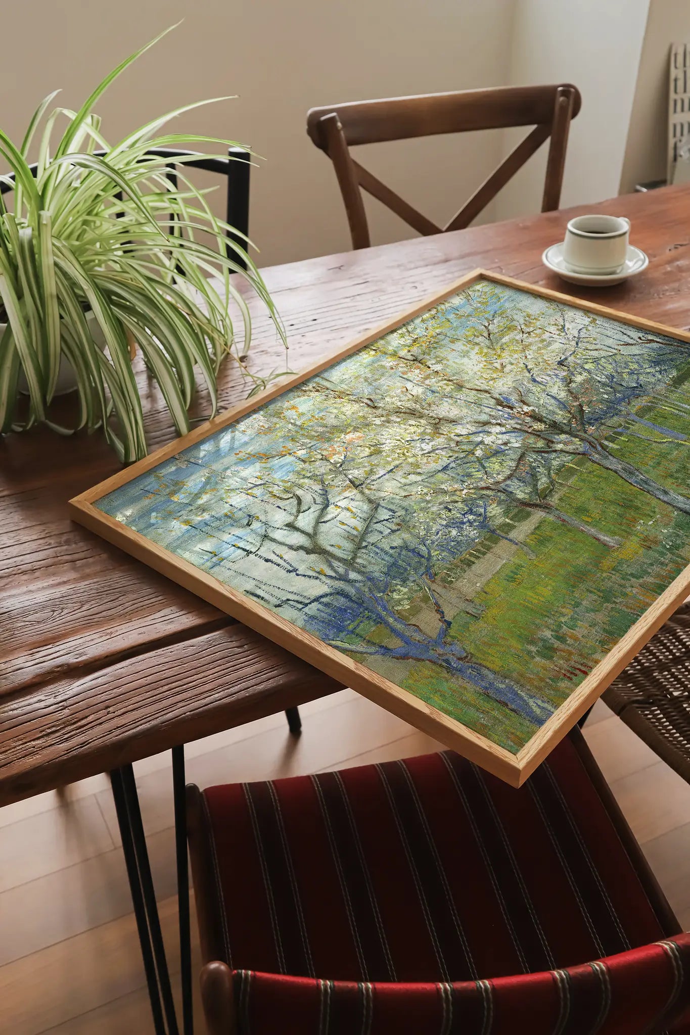 Vincent van Gogh - The Pink Orchard #173 vintage print by GalleryInk.Art