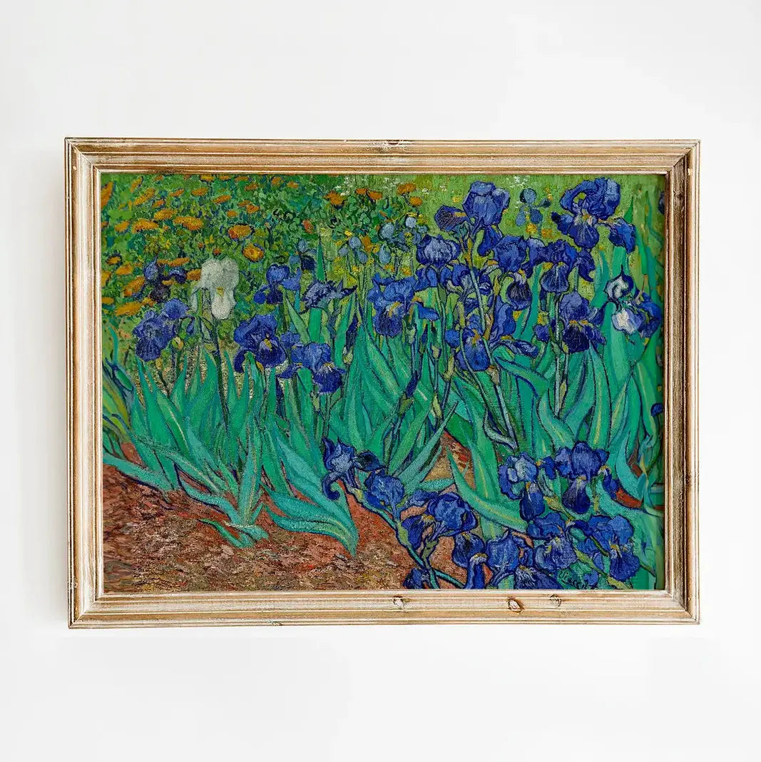 Vincent van Gogh - Irises #15 a beautiful painting reproduction printed by GalleryInk.Art
