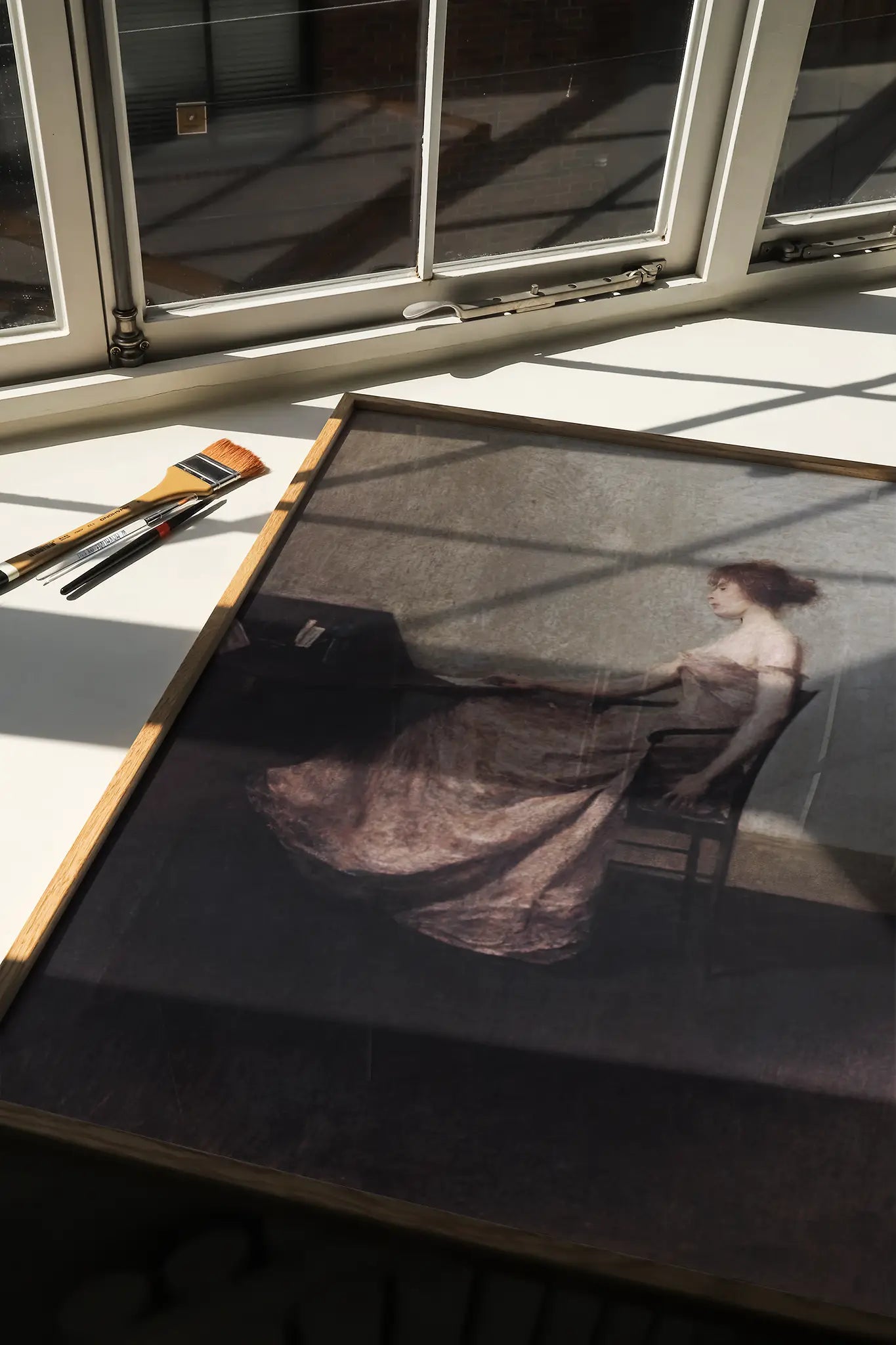 Thomas Wilmer Dewing - The Letter #9 poster print