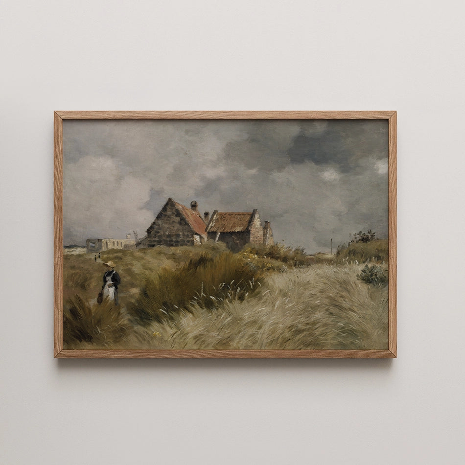 Cottage in the Dunes by Jean Charles Cazin - Fine Art Print