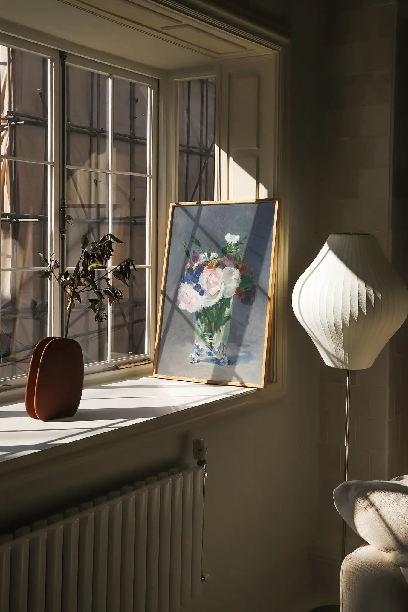 Edouard Manet - Flowers in a Crystal Vase #39 a beautiful painting reproduction printed by GalleryInk.Art, a store providing still life wall art prints