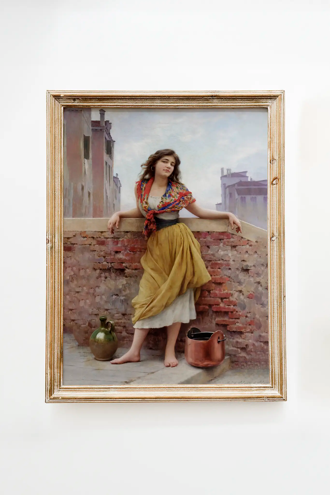 Eugen von Blaas - The Watercarrier #112 poster print