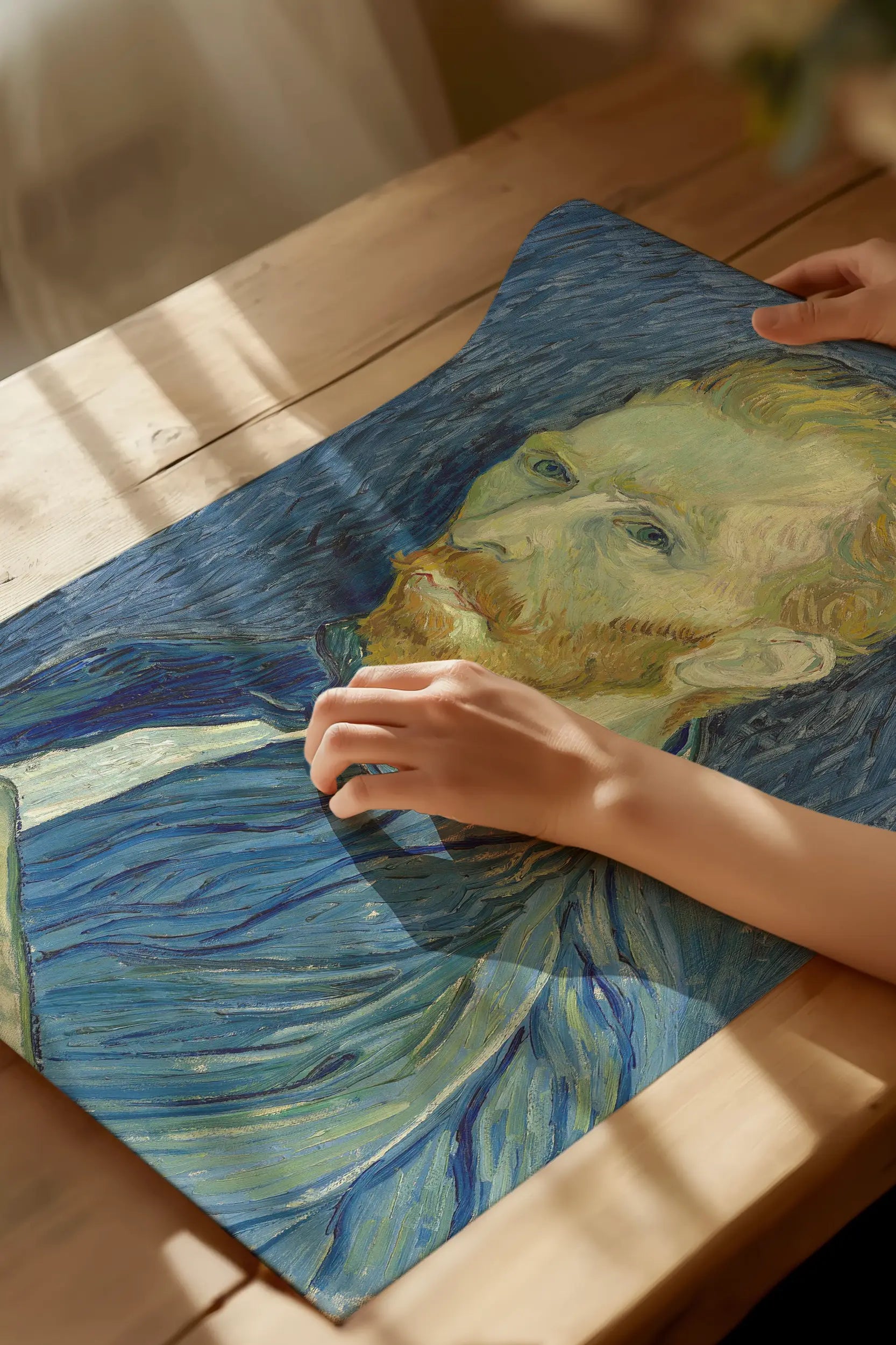 Vincent Van Gogh - Self-Portrait #7 a beautiful painting reproduction by GalleryInk.Art