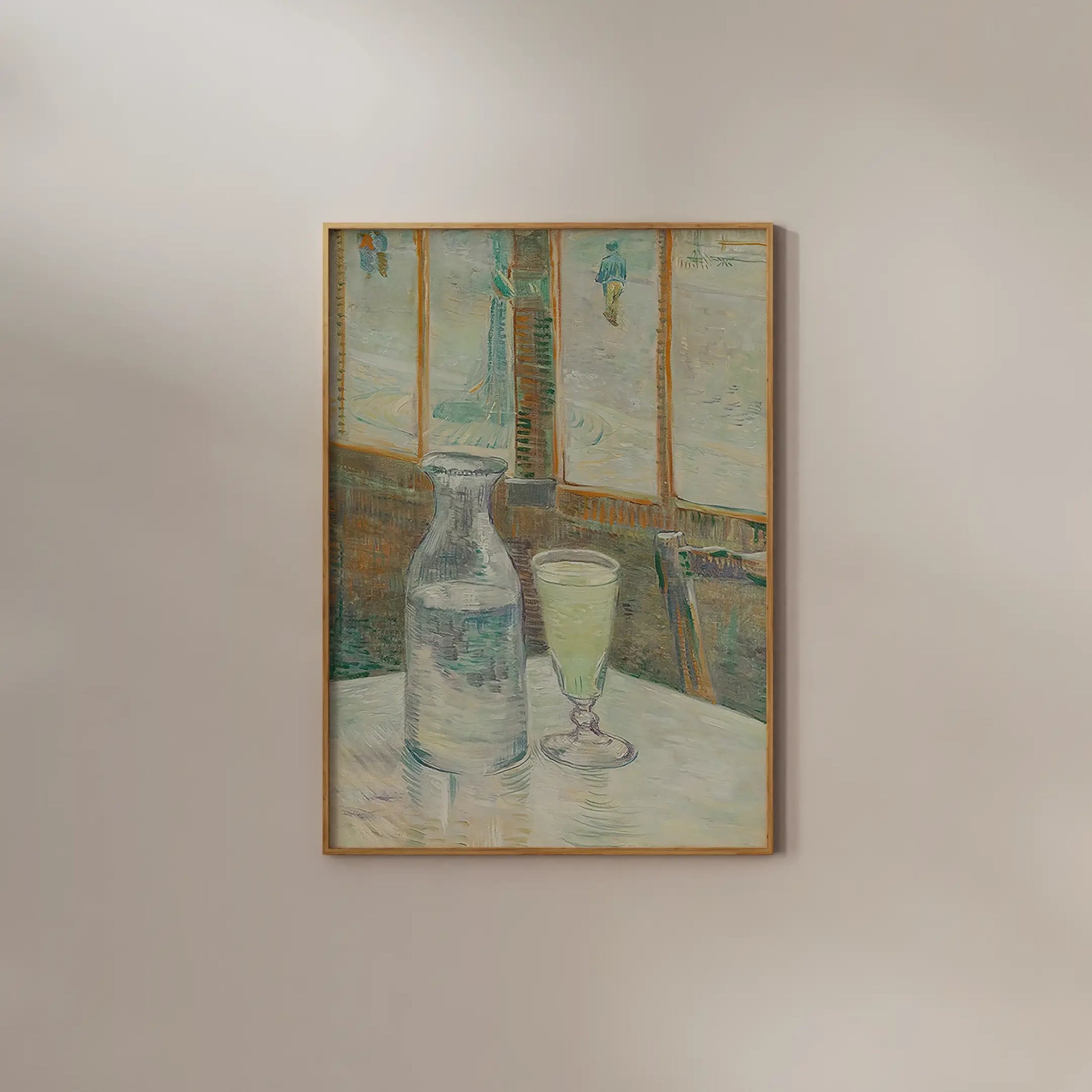 Vincent Van Gogh - Cafe Table With Absinthe #223 a beautiful painting reproduction by GalleryInk.Art