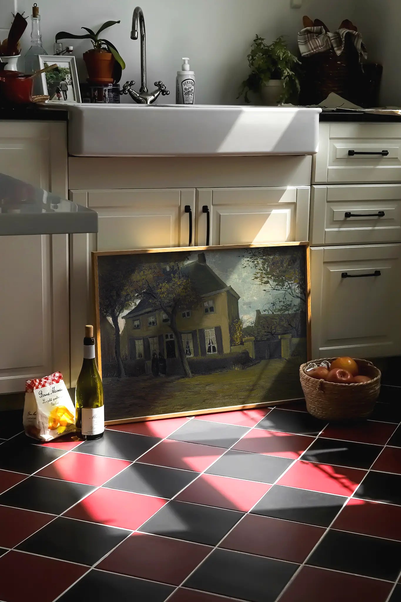 Vincent van Gogh - The vicarage at Nuenen #170 vintage print by GalleryInk.Art