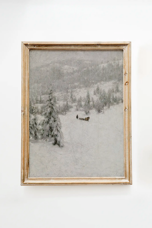 Jacob Gloersen - Winter #23 a beautiful winter painting reproduction printed by GalleryInk.Art
