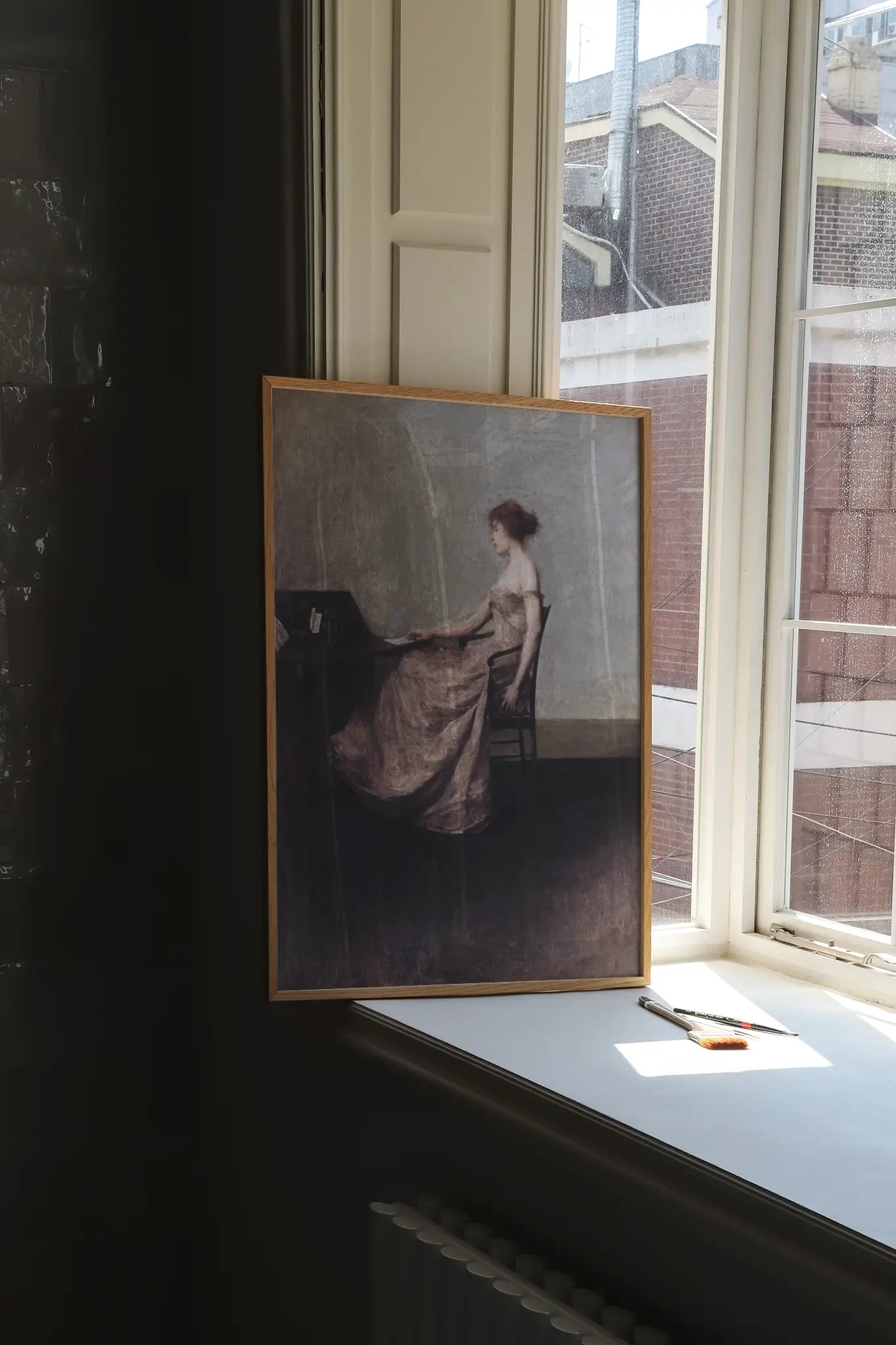Thomas Wilmer Dewing - The Letter #9 poster print
