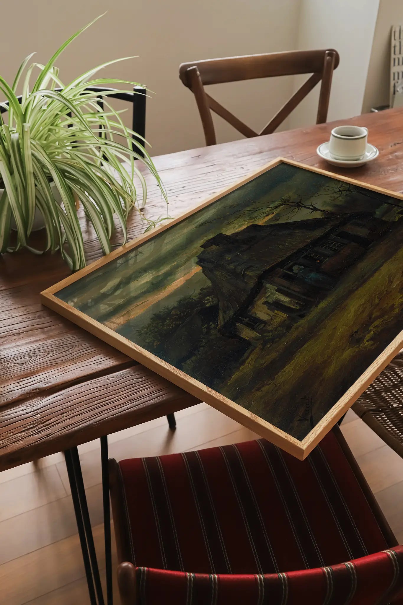 Vincent van Gogh - The cottage #164 vintage print by GalleryInk.Art