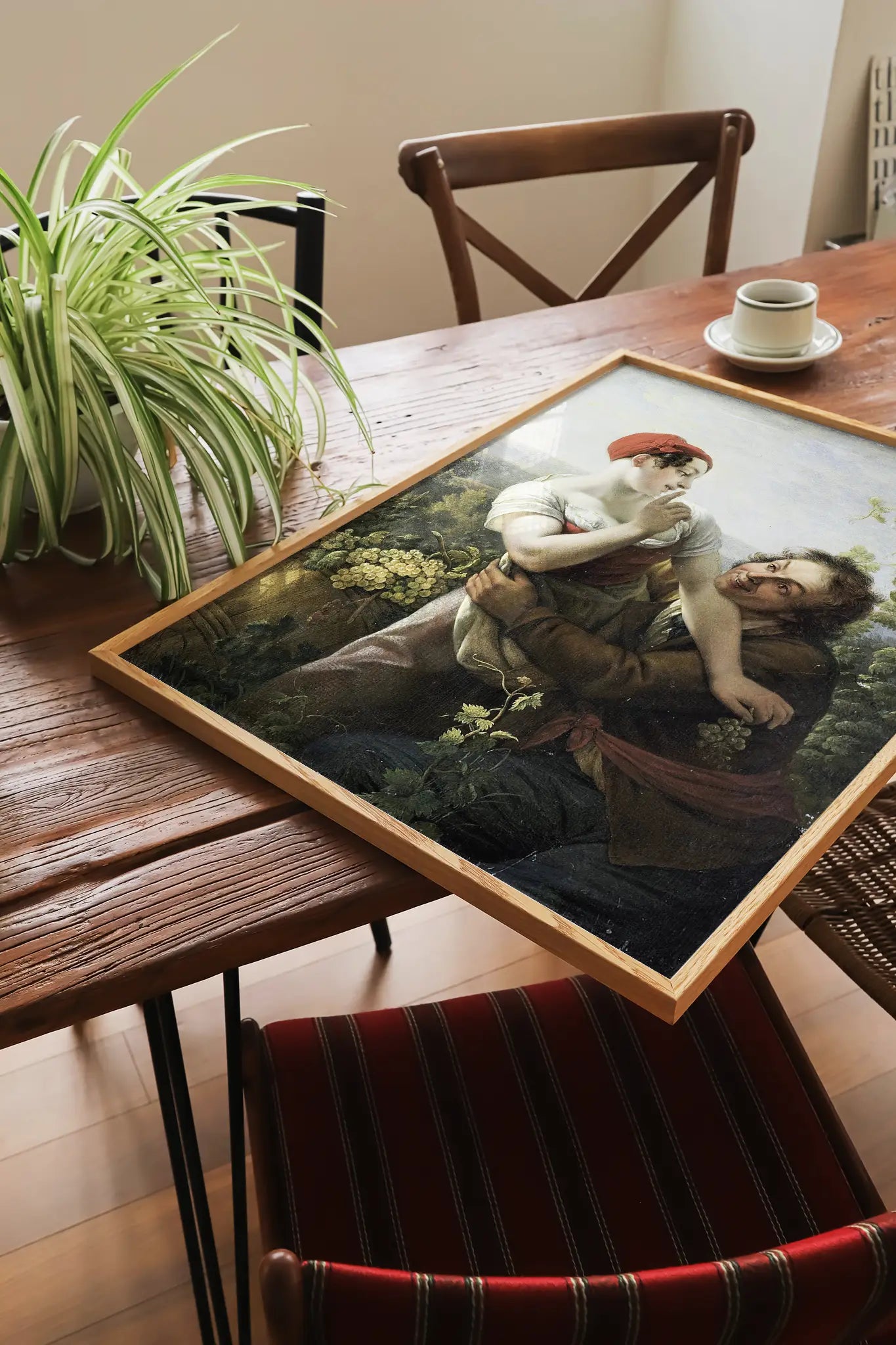 Peter Paul Joseph Noël - The Impassioned Grape Picker #44 painting reproduction printed by GalleryInk.Art, a store providing vintage and romantic wall art prints