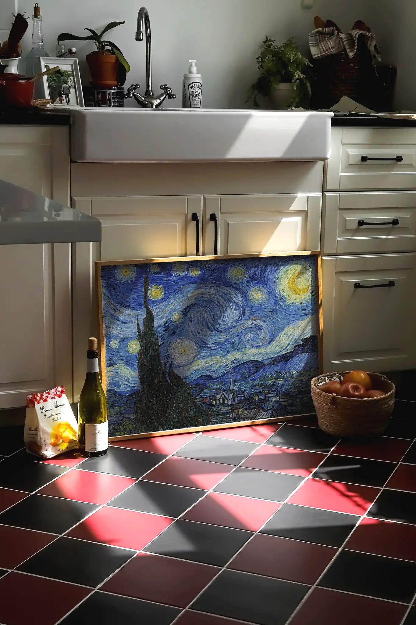 Vincent Van Gogh - The Starry Night (1889) #286 vintage print by GalleryInk.Art