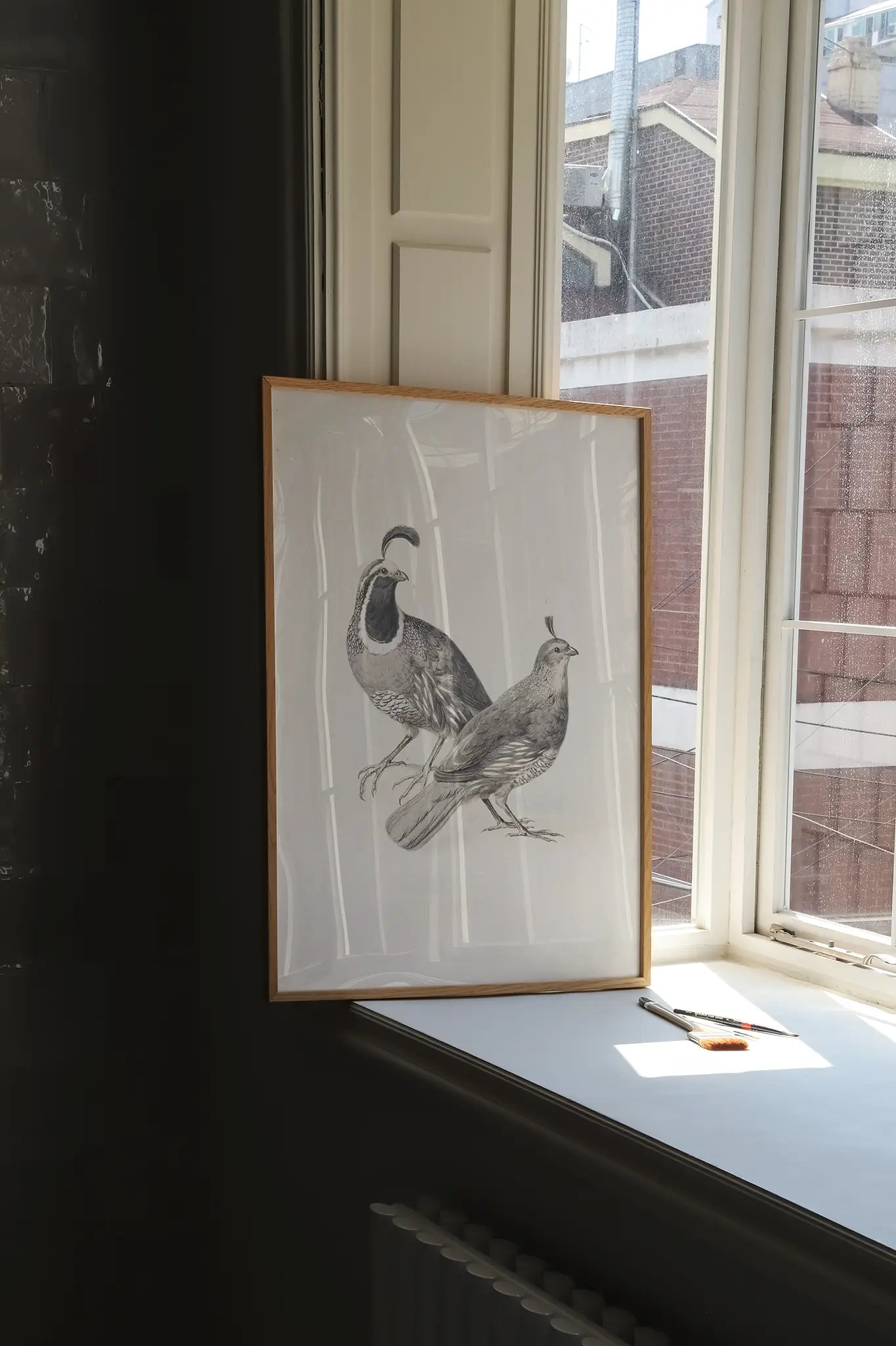 Charles Christian Nahl - Gamble Quail #19 painting reproduction printed by GalleryInk.Art, a store providing farmhouse wall art prints