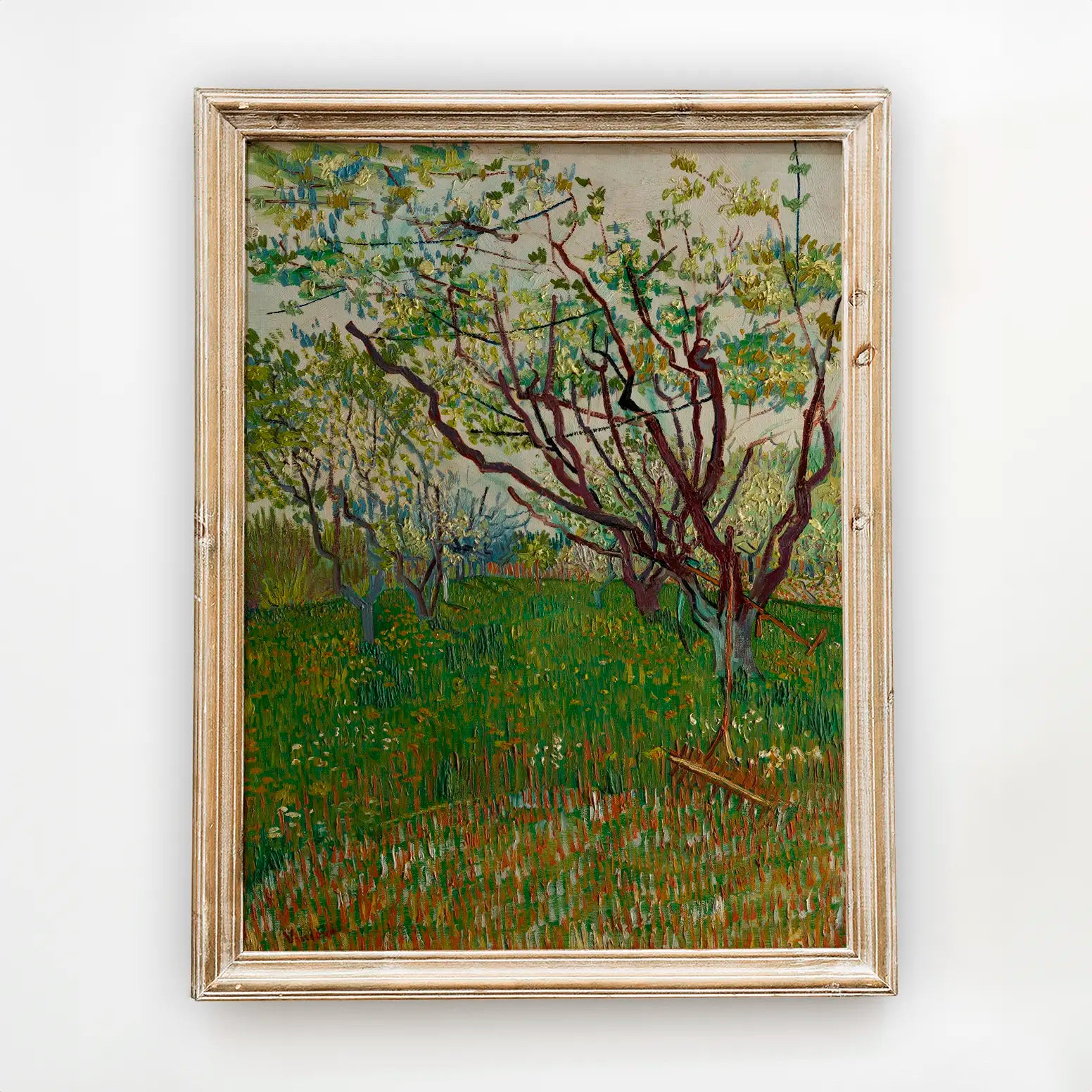 Vincent Van Gogh - The Flowering Orchard #96 a beautiful painting reproduction by GalleryInk.Art