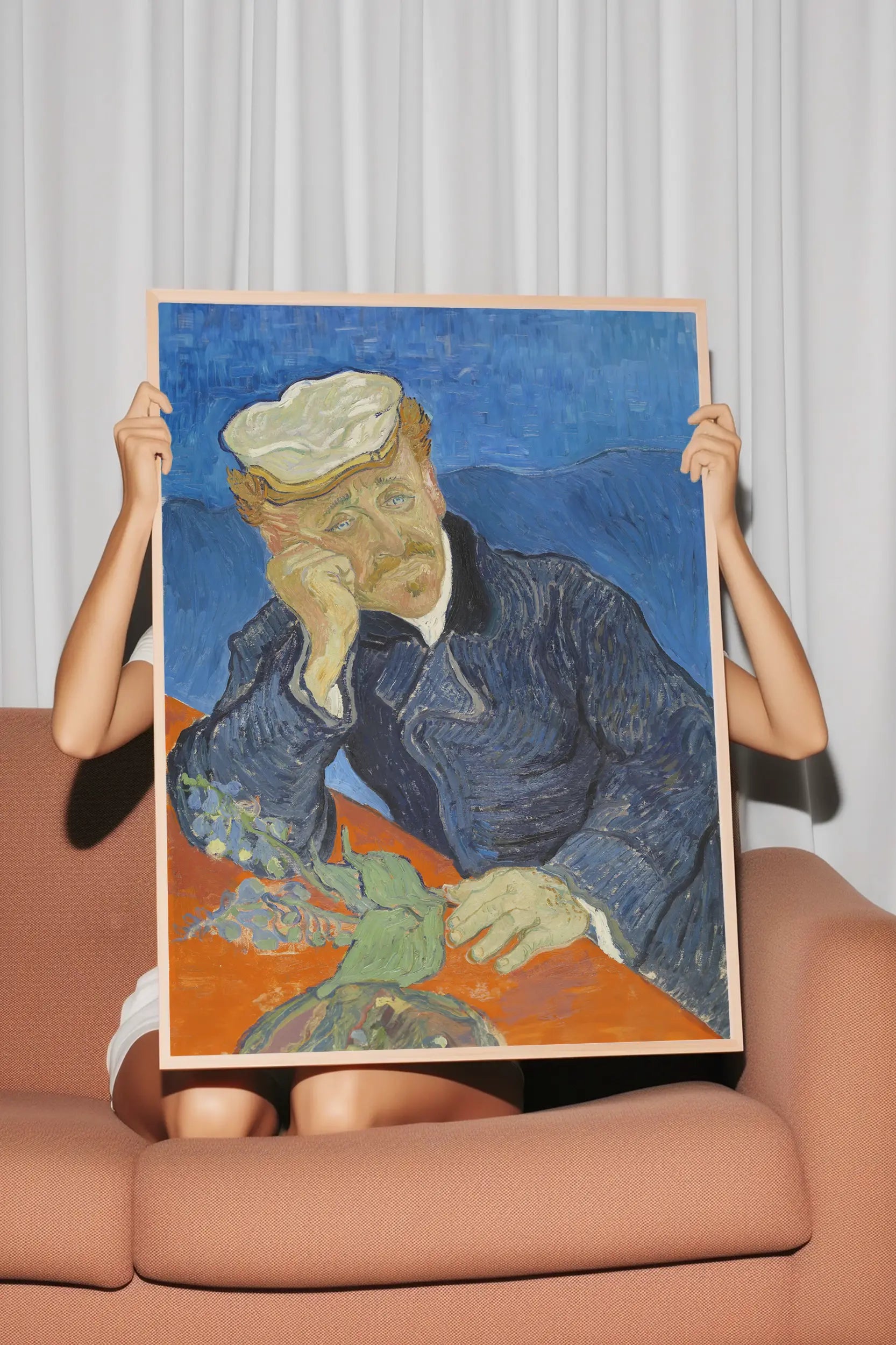 Vincent Van Gogh - Dr Paul Gachet #36 a beautiful painting reproduction by GalleryInk.Art