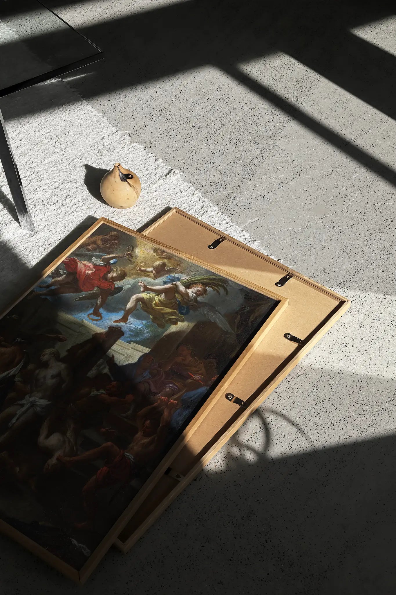 Roman School - The Flagellation Of Christ #14 a beautiful painting reproduction printed by GalleryInk.Art, a store providing religious wall art prints