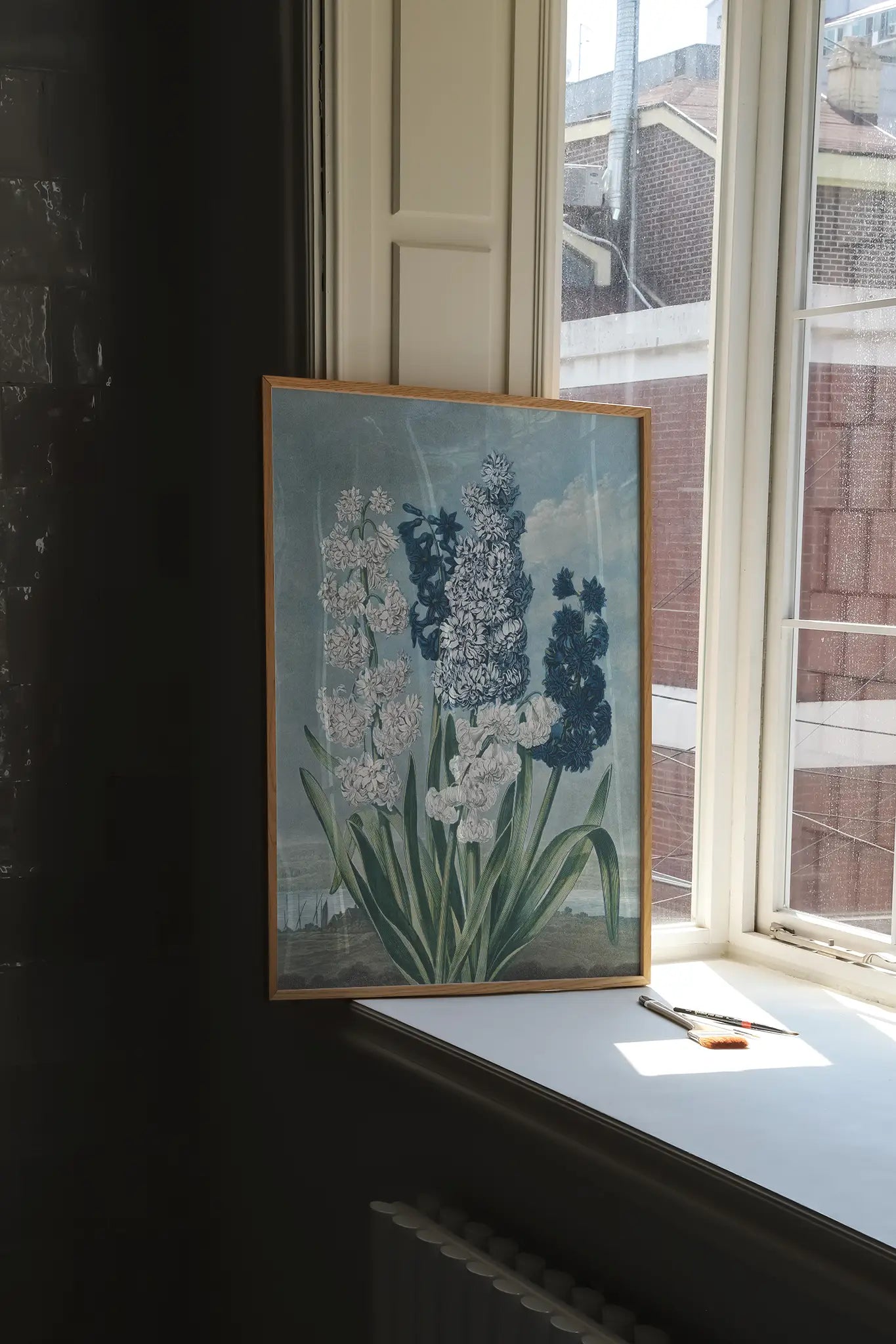 Thomas Warner - Hyacinths #65 a beautiful painting reproduction printed by GalleryInk.Art, a store providing still life wall art prints