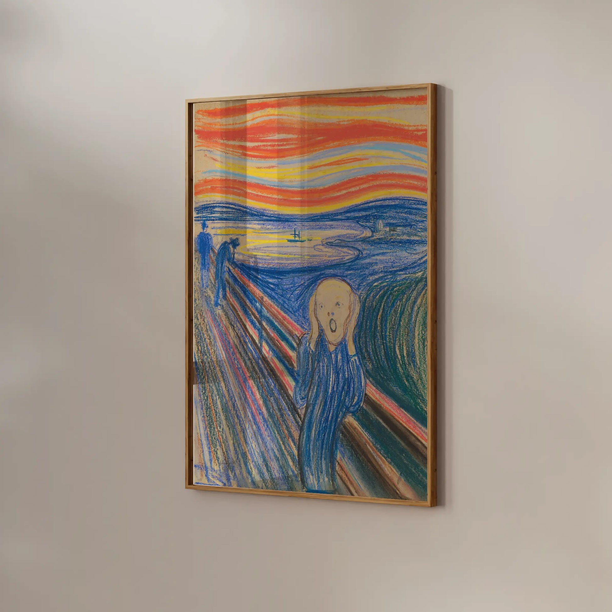 Edvard Munch - The Scream #81 a beautiful painting reproduction by GalleryInk.Art