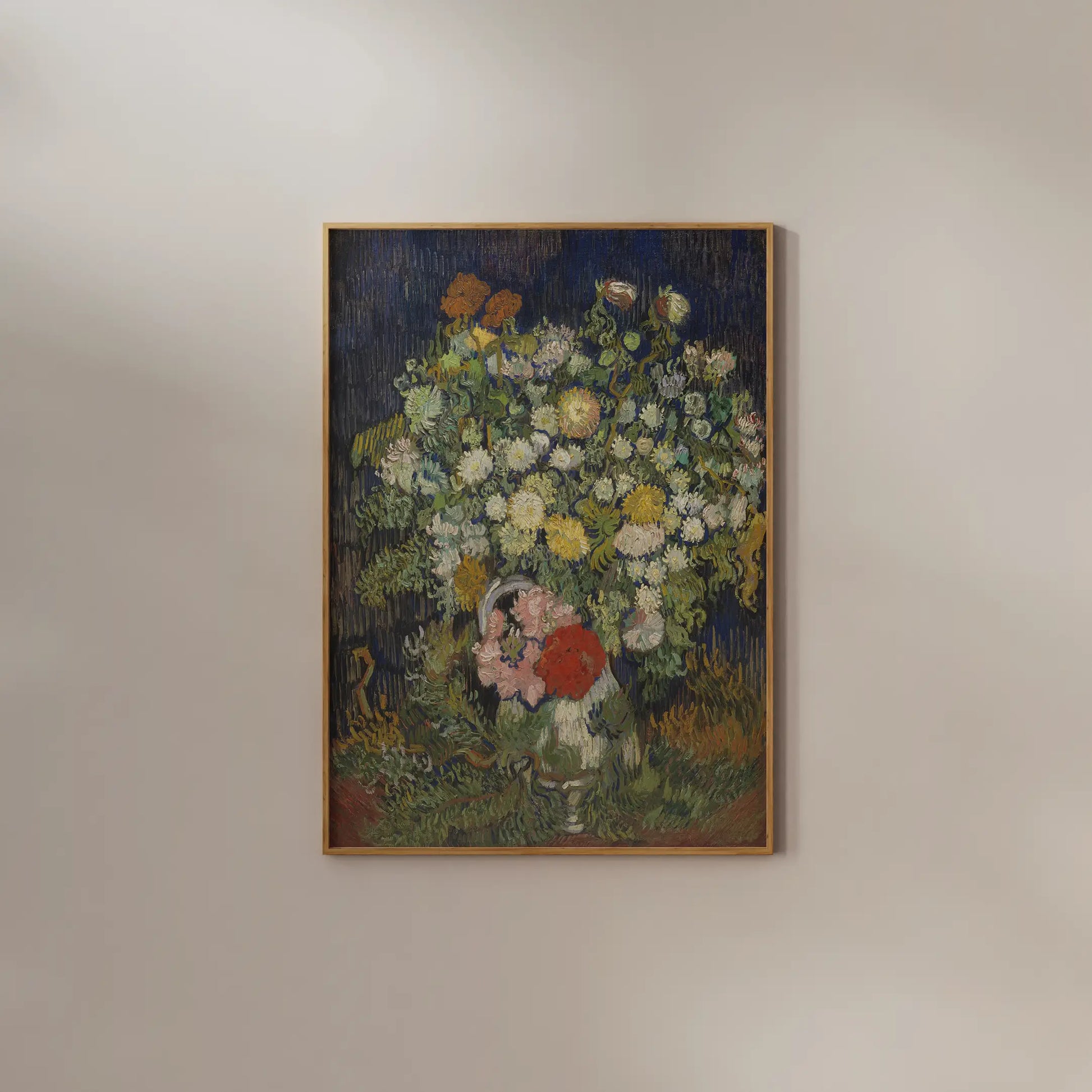 Vincent Van Gogh - Bouquet of Flowers in a Vase #99 a beautiful painting reproduction by GalleryInk.Art