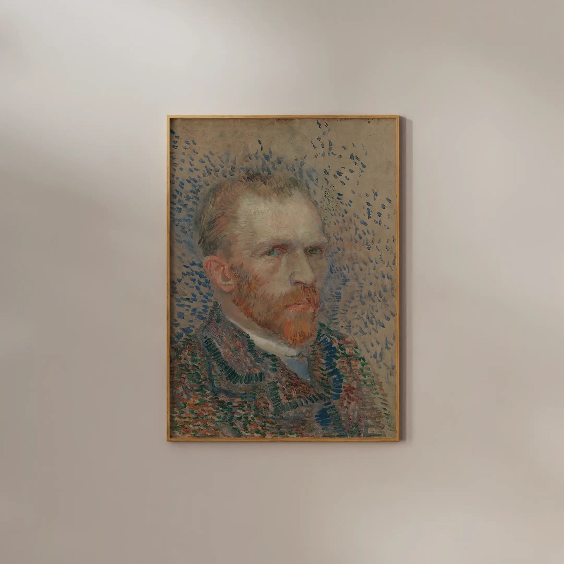 Vincent Van Gogh - Self-portrait #189 a beautiful painting reproduction by GalleryInk.Art