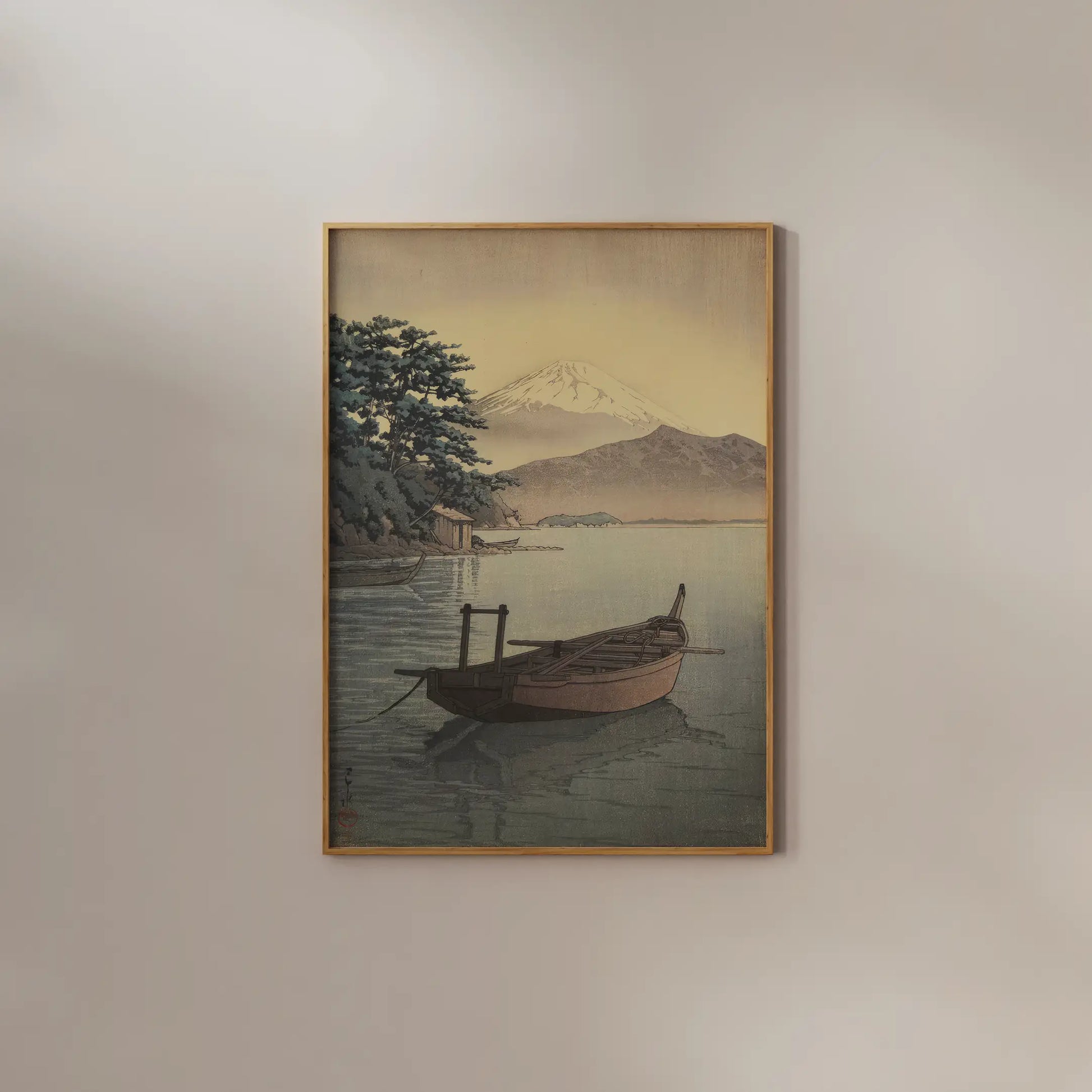 Hasui Kawase - Nagahama Beach in Mito #130 a beautiful painting reproduction by GalleryInk.Art