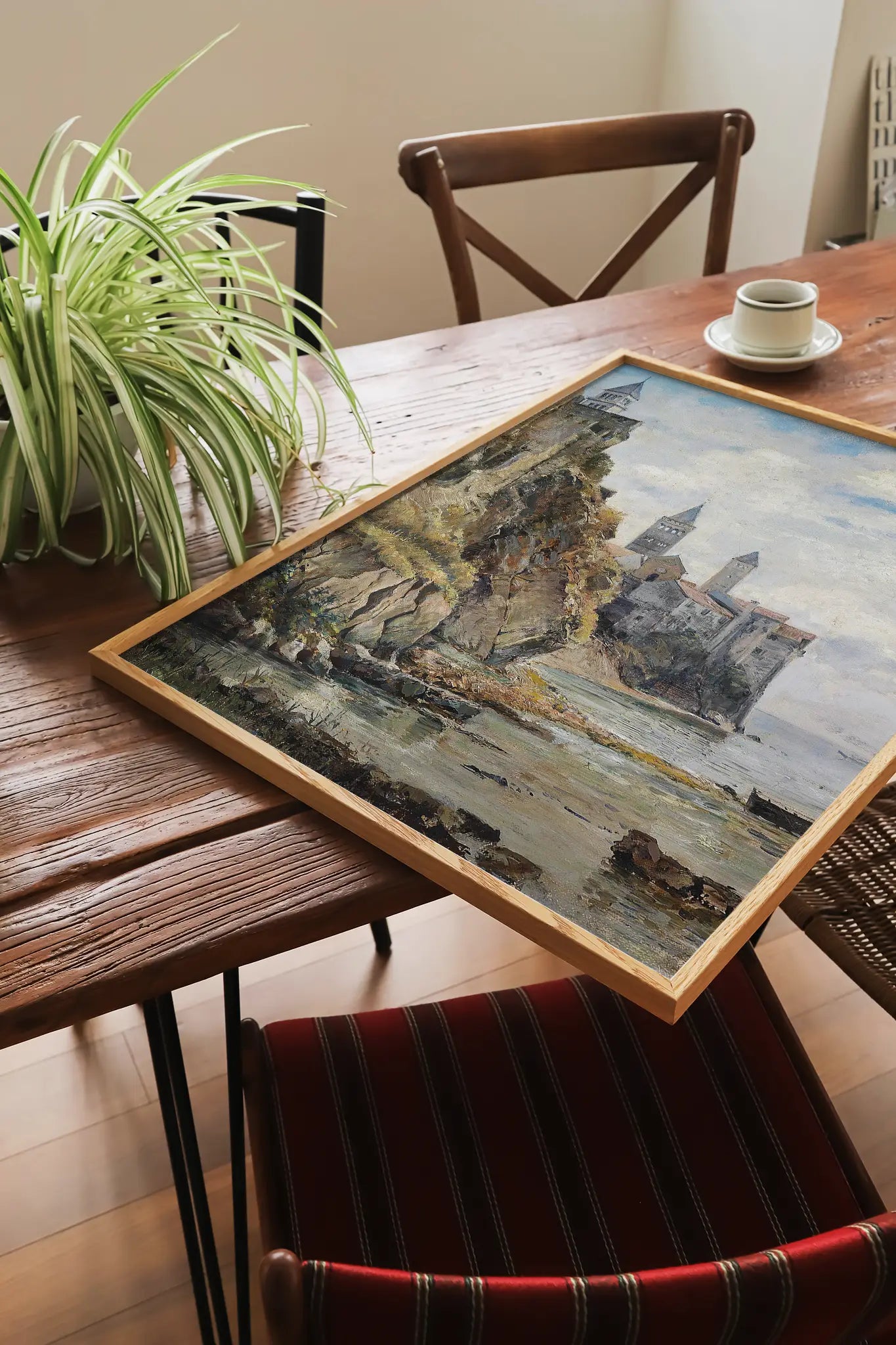 Marie Egner - Motiv von der Insel Rab #152 a beautiful landscape painting reproduction printed by GalleryInk.Art, a store providing landscape wall art prints